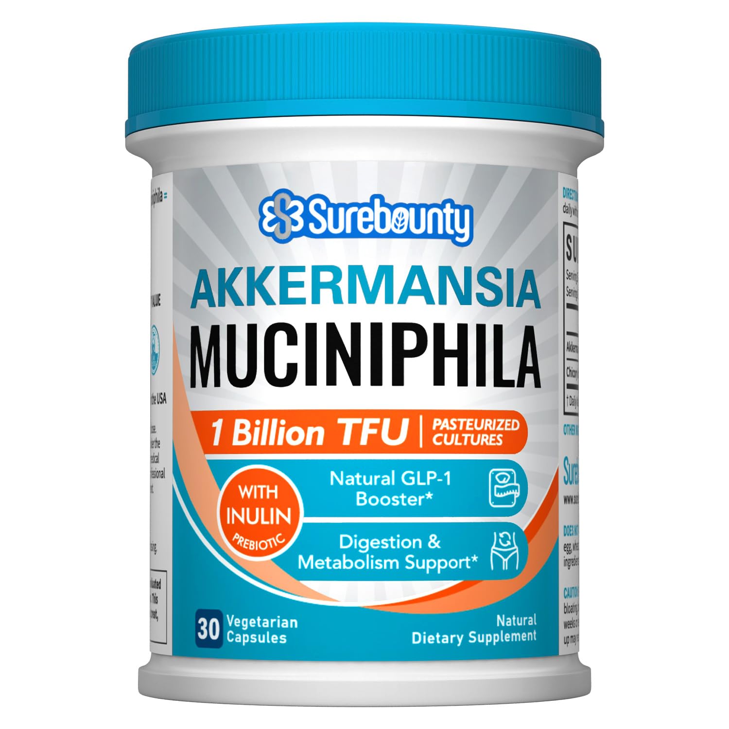 Foto 1 | Suplemento Probiótico Surebounty Akkermansia Glp-1 30 Cápsulas - Venta Internacional.
