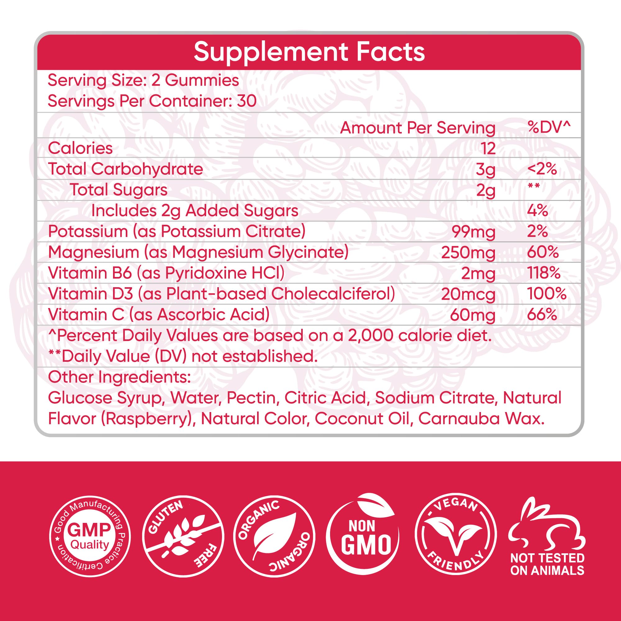 Foto 7 | Complemente Las Gomitas De Potasio Y Magnesio Bionerlab Con Vitamina D3 - Venta Internacional.