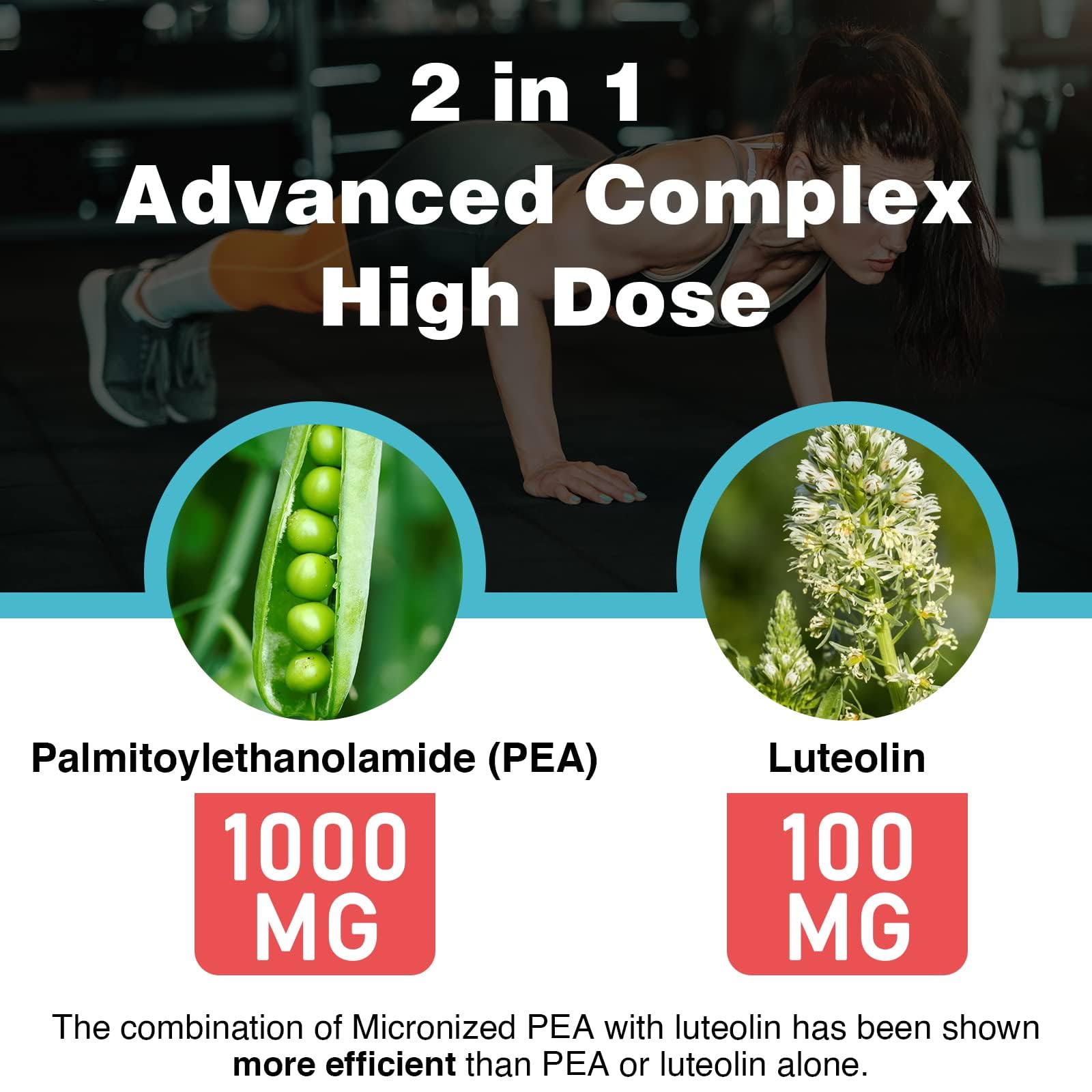Foto 3 | Suplemento Rosmolo Palmitoiletanolamida Liposomal 1000 Mg - Venta Internacional.