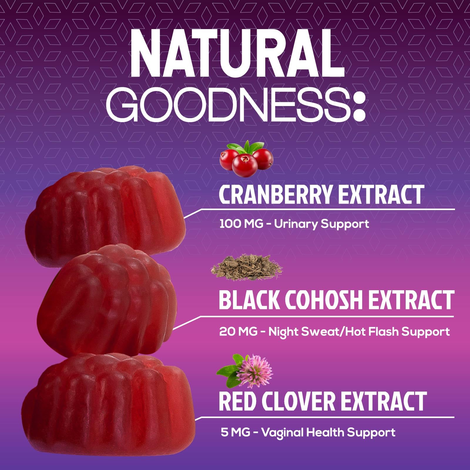 Foto 5 | Gomitas Probióticas Supplement Nature's Nutrition Para La Menopausia - Venta Internacional.