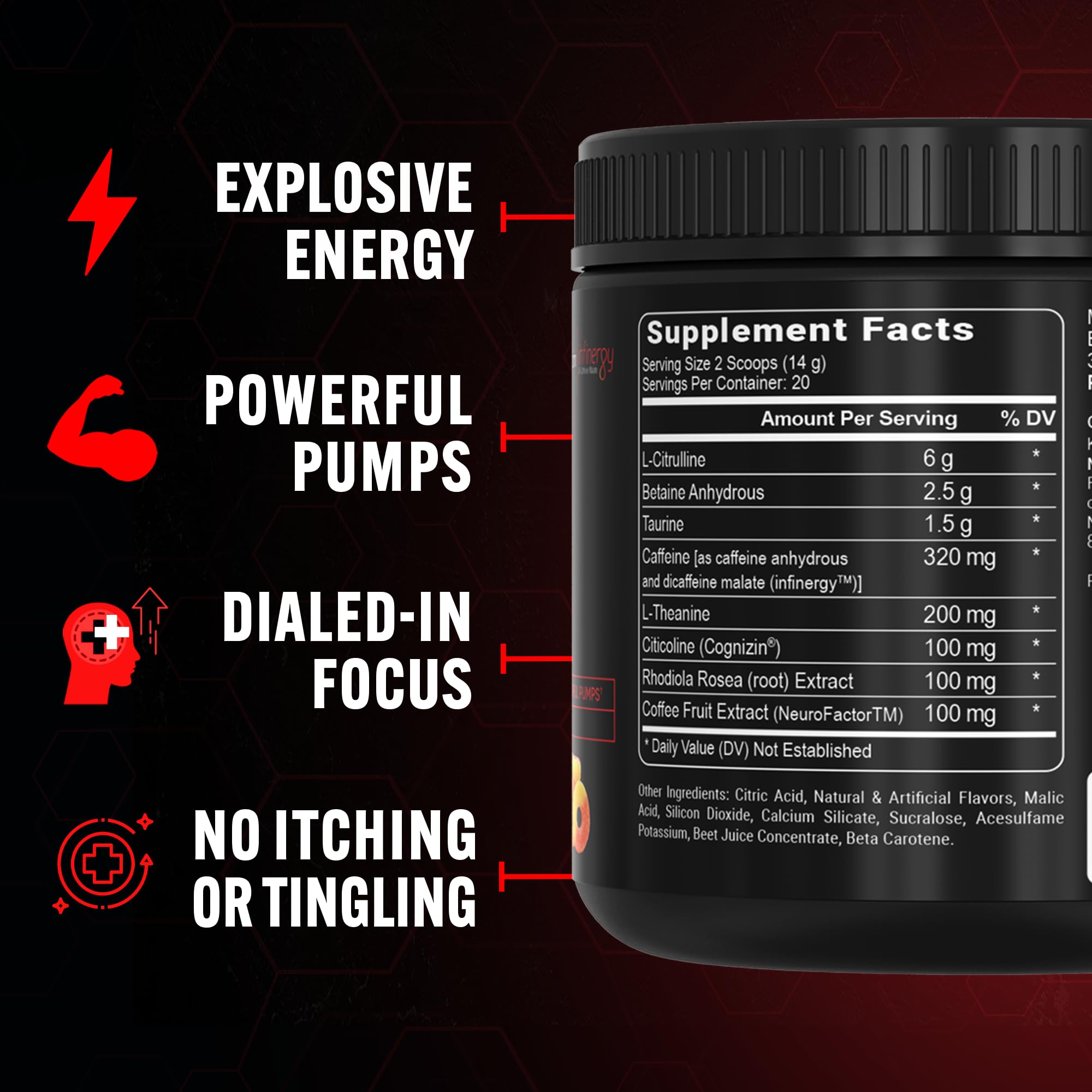 Foto 5 pulgar | Pre Workout Powder Pescience Prolific Para Hombres Y Mujeres  40 Dosis - Venta Internacional.