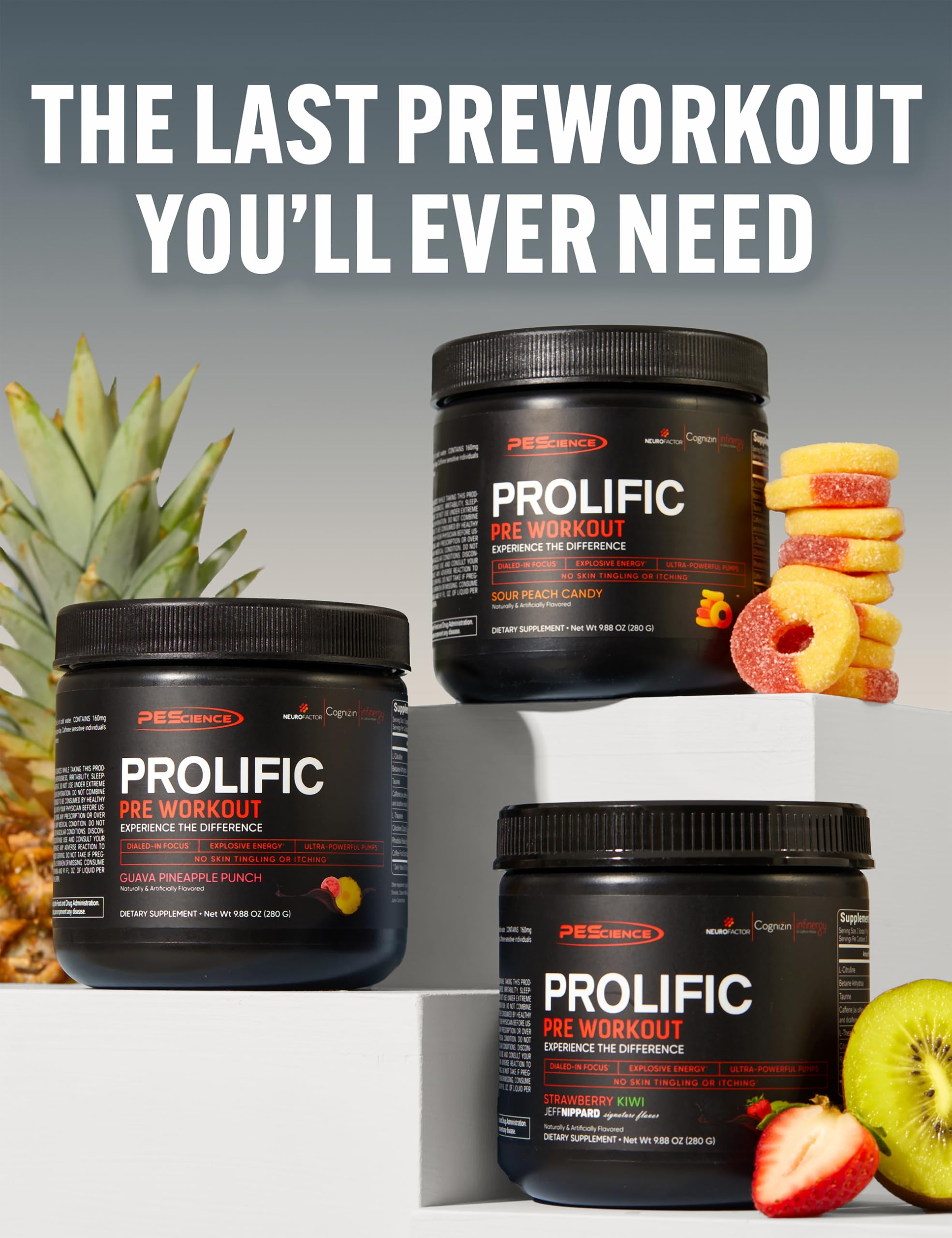 Foto 6 | Pre Workout Powder Pescience Prolific Para Hombres Y Mujeres  40 Dosis - Venta Internacional.
