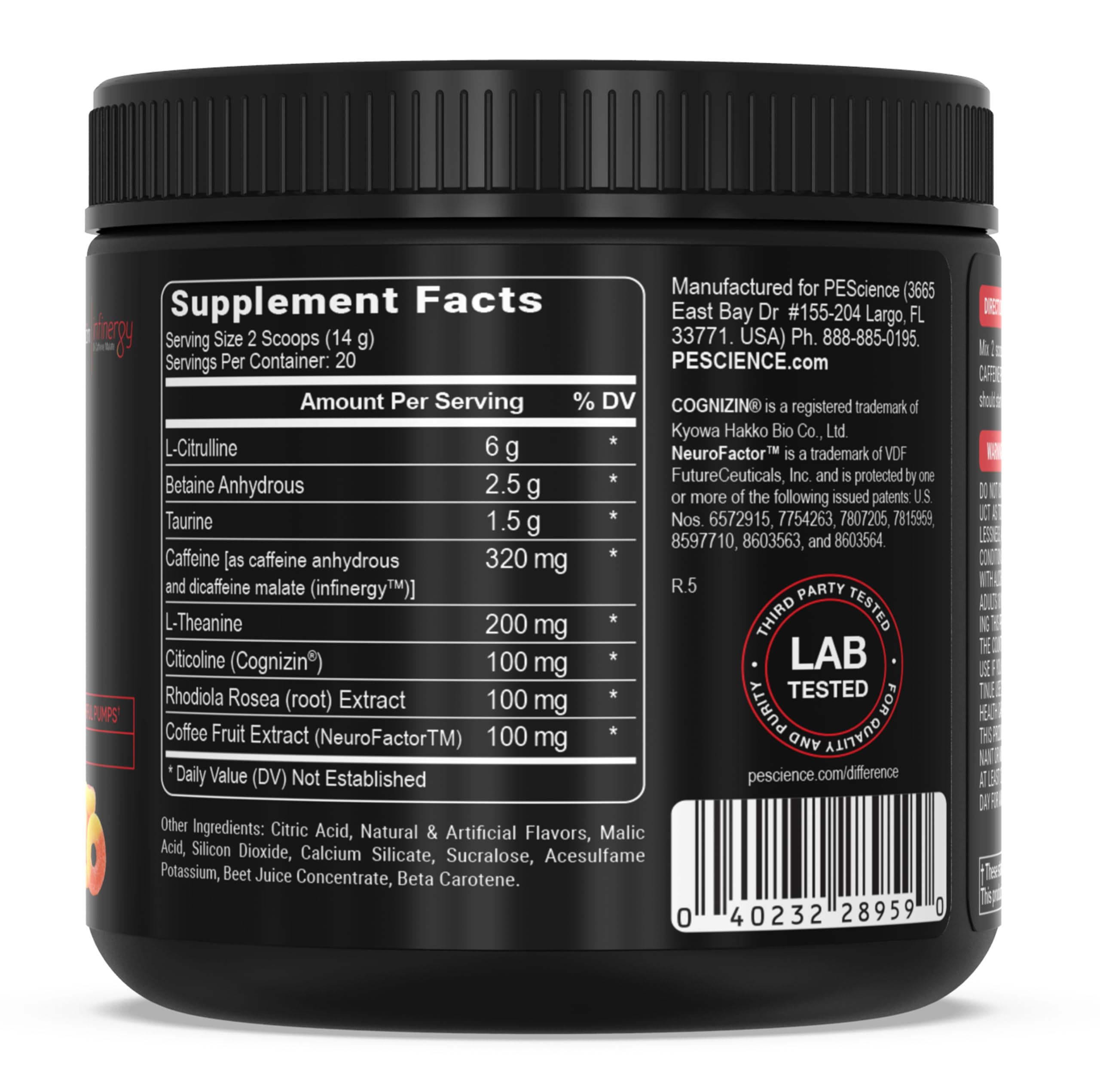 Foto 7 | Pre Workout Powder Pescience Prolific Para Hombres Y Mujeres  40 Dosis - Venta Internacional.