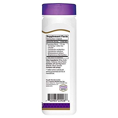 Foto 2 | Suplemento Probiótico Acidophilus Del Siglo Xxi  150 Cápsulas X 2 - Venta Internacional.