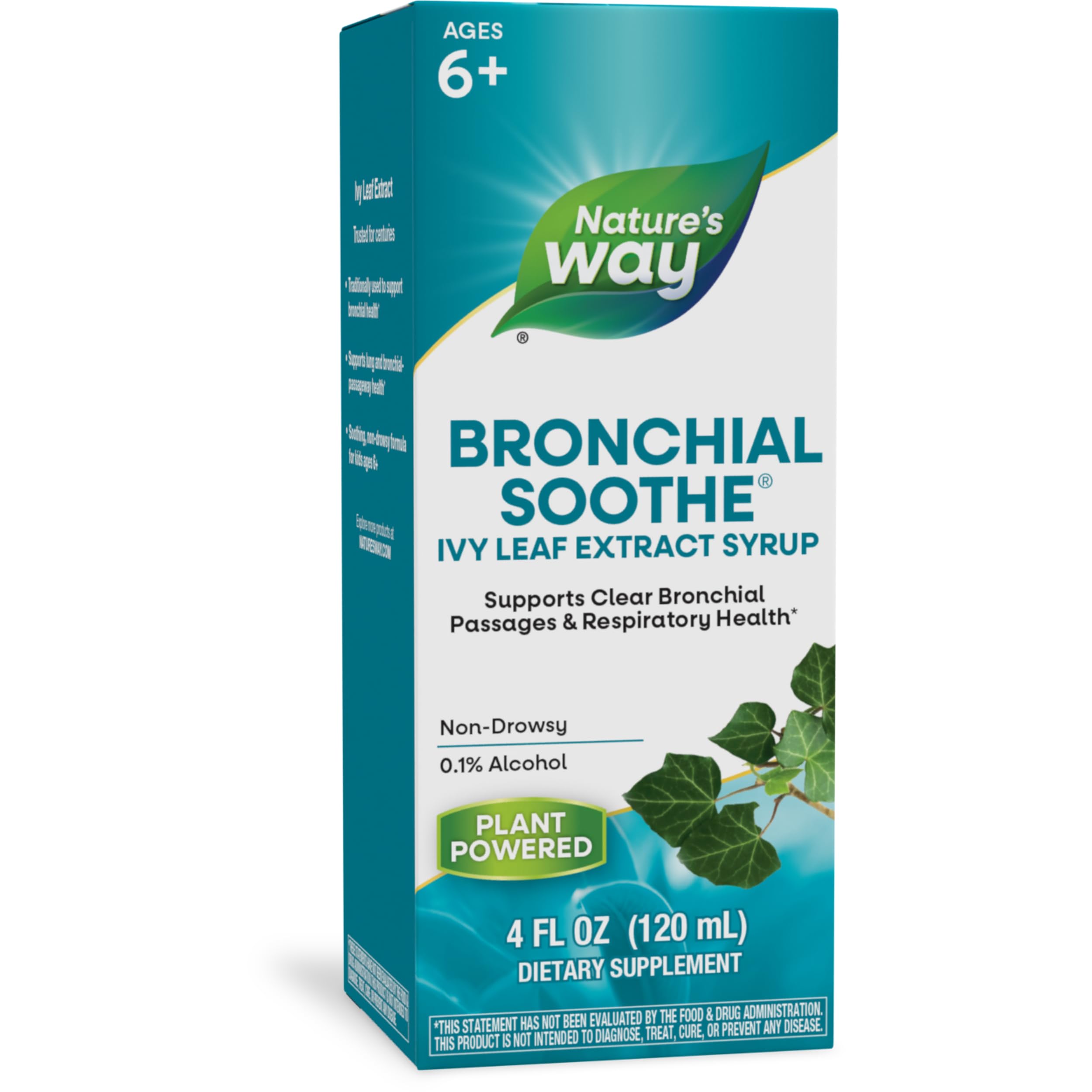Foto 2 pulgar | Sirope Nature's Way Bronchial Sothe  Extracto De Hoja De Hiedra  120 Ml - Venta Internacional.
