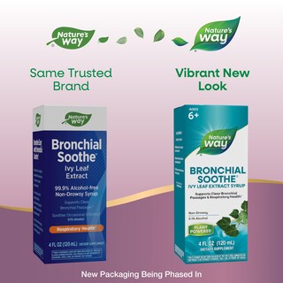Foto 2 | Sirope Nature's Way Bronchial Sothe Extracto De Hoja De Hiedra 120 Ml - Venta Internacional.