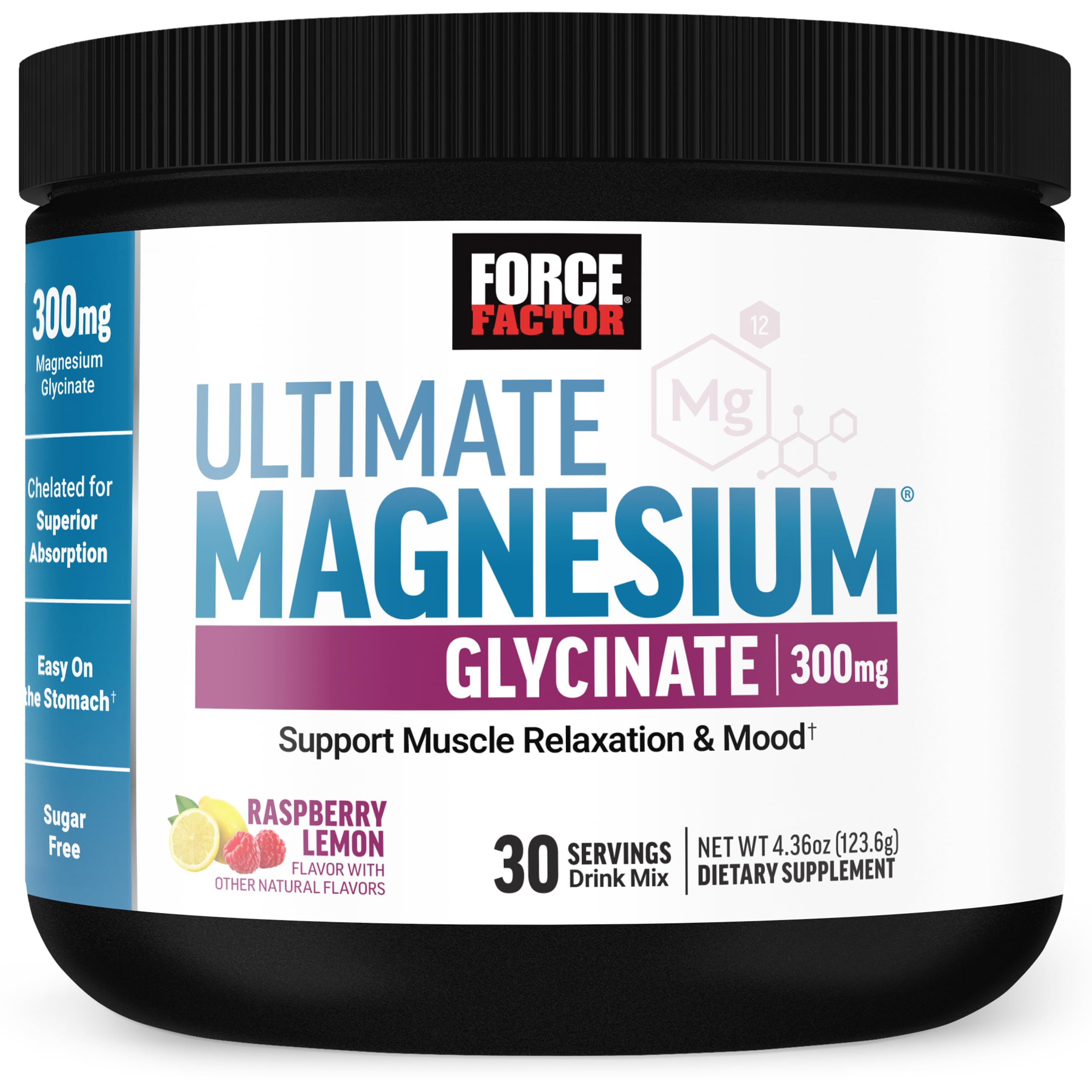 Foto 2 pulgar | Suplemento Force Factor Ultimate De Glicinato De Magnesio 300 Mg - Venta Internacional.