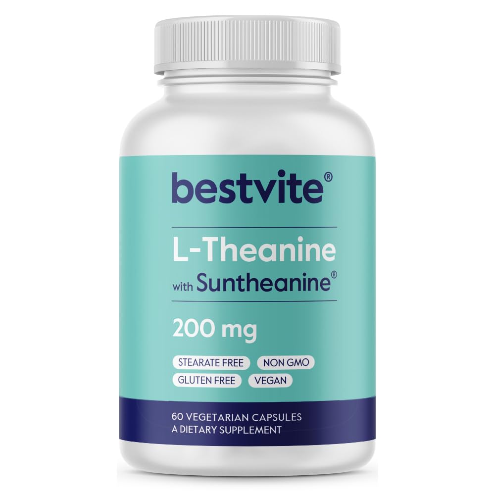 Foto 2 pulgar | Suplemento Bestvite L-teanina 200 Mg De Sunteanina 60 Cápsulas - Venta Internacional.