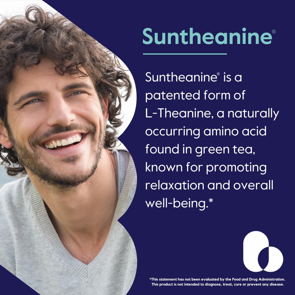 Foto 3 pulgar | Suplemento Bestvite L-teanina 200 Mg De Sunteanina 60 Cápsulas - Venta Internacional.
