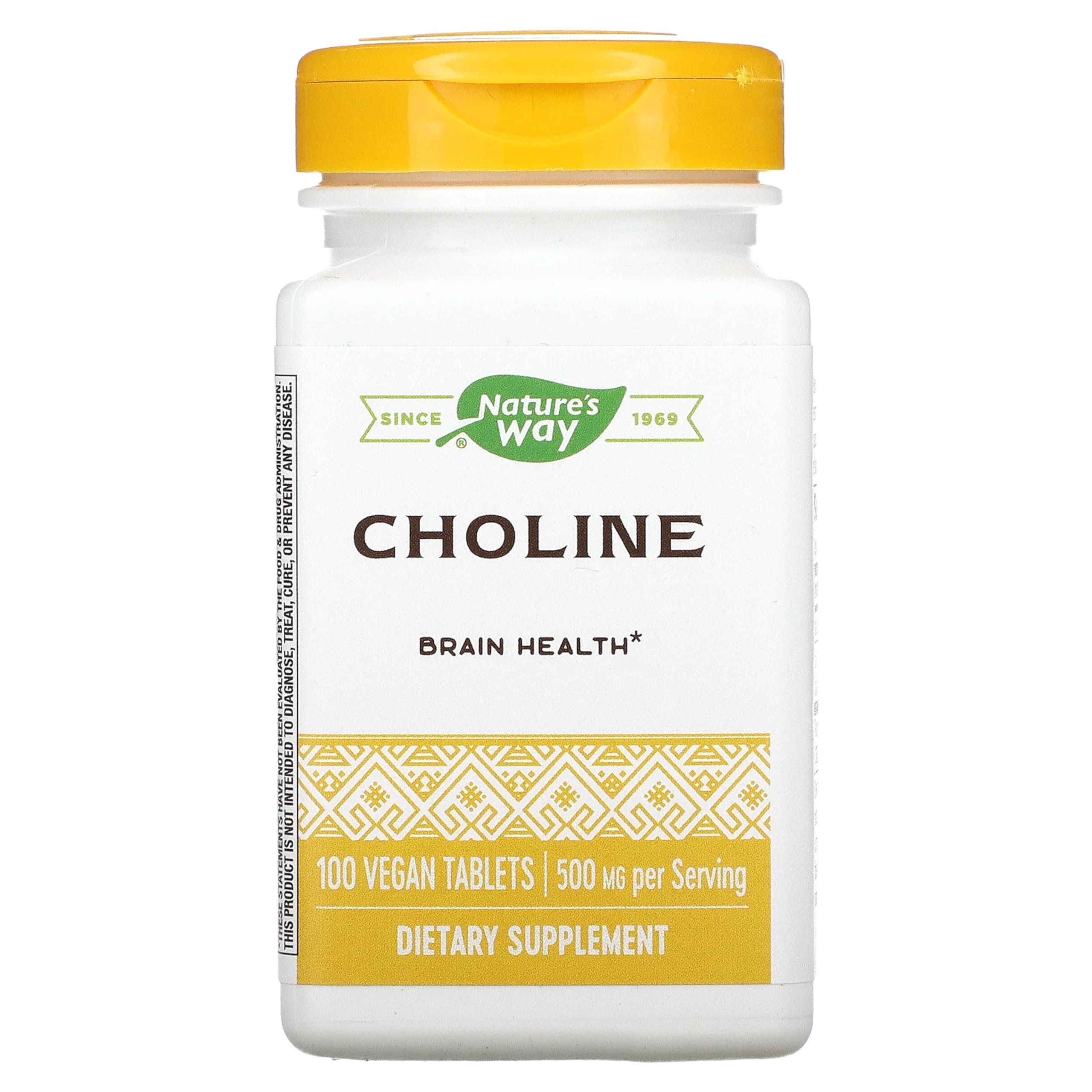 Foto 1 | Tableta Nature's Way  Colina  500 Mg  100 Comprimidos - Venta Internacional.