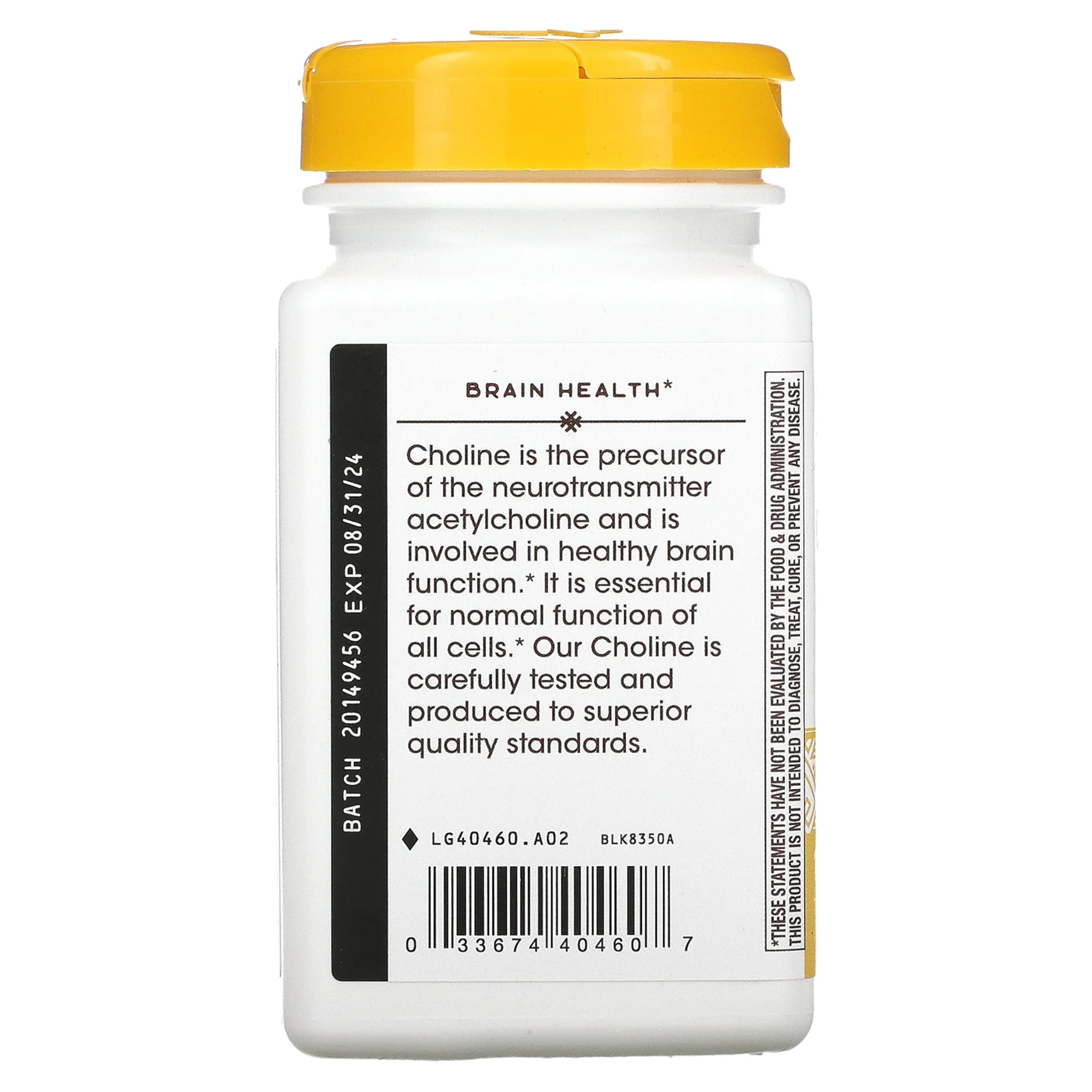 Foto 3 | Tableta Nature's Way  Colina  500 Mg  100 Comprimidos - Venta Internacional.