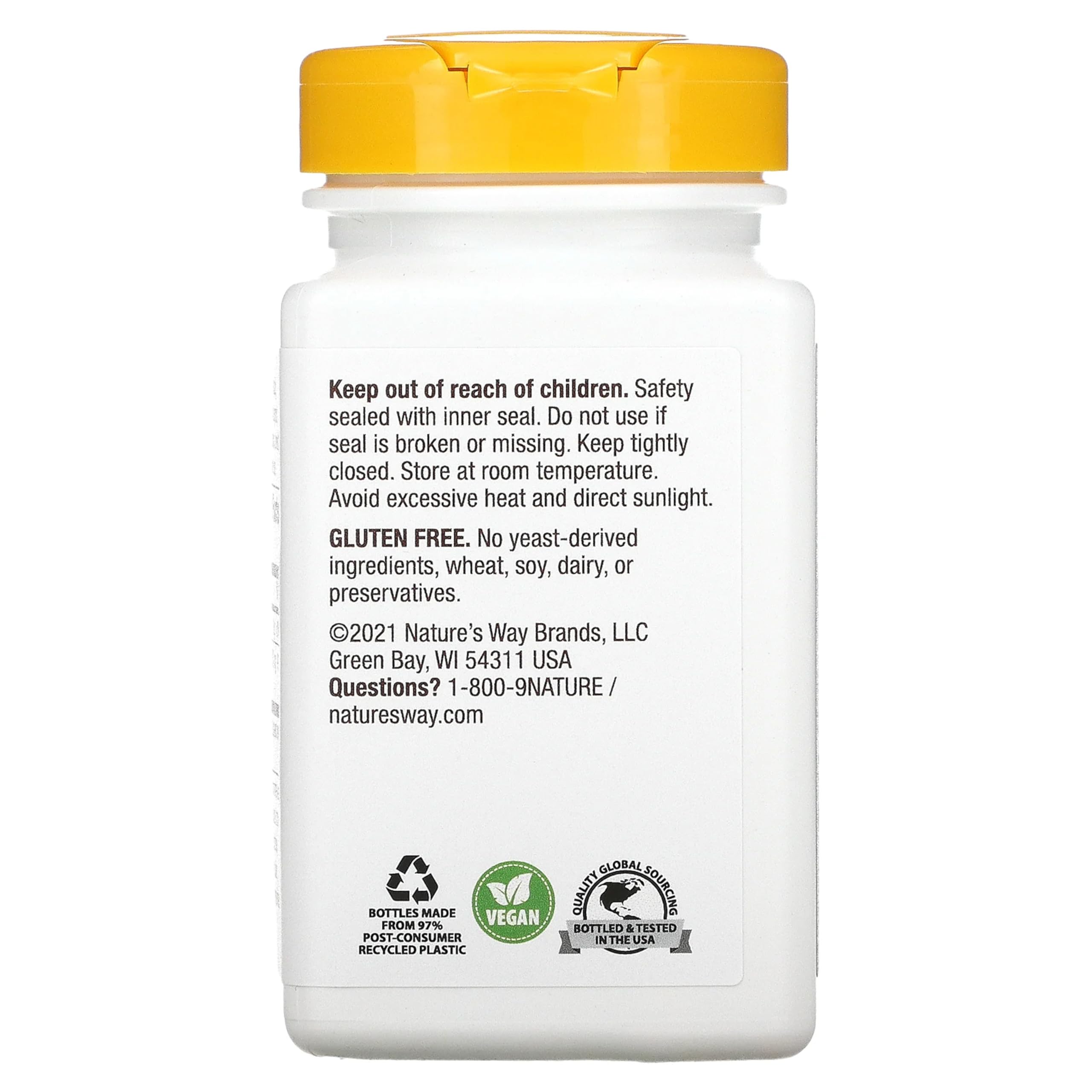 Foto 4 | Tableta Nature's Way  Colina  500 Mg  100 Comprimidos - Venta Internacional.