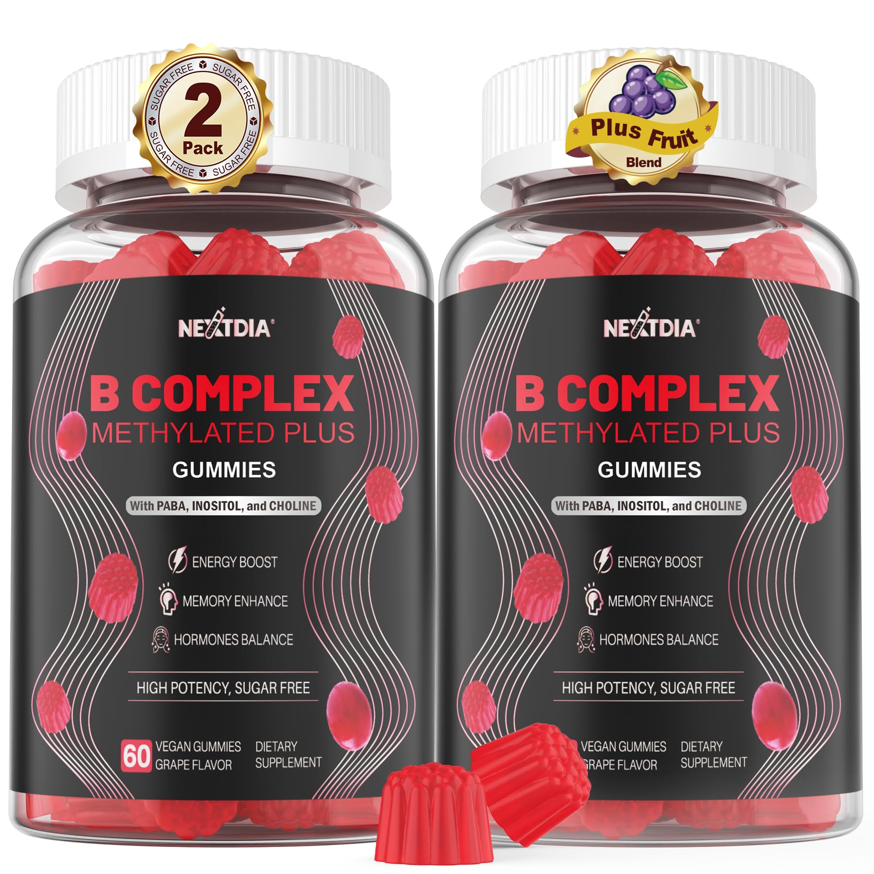 Foto 1 | Gomitas Supplement Nextdia Brain & Mood Support 120 Unidades - Venta Internacional.