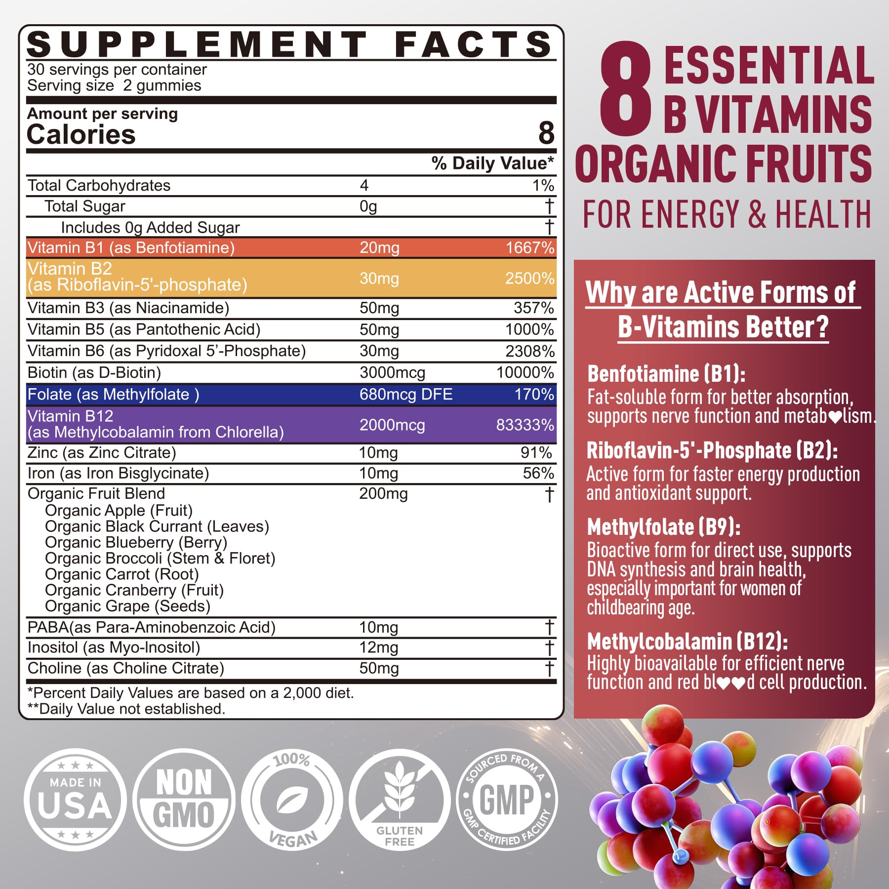 Foto 2 | Gomitas Supplement Nextdia Brain & Mood Support 120 Unidades - Venta Internacional.