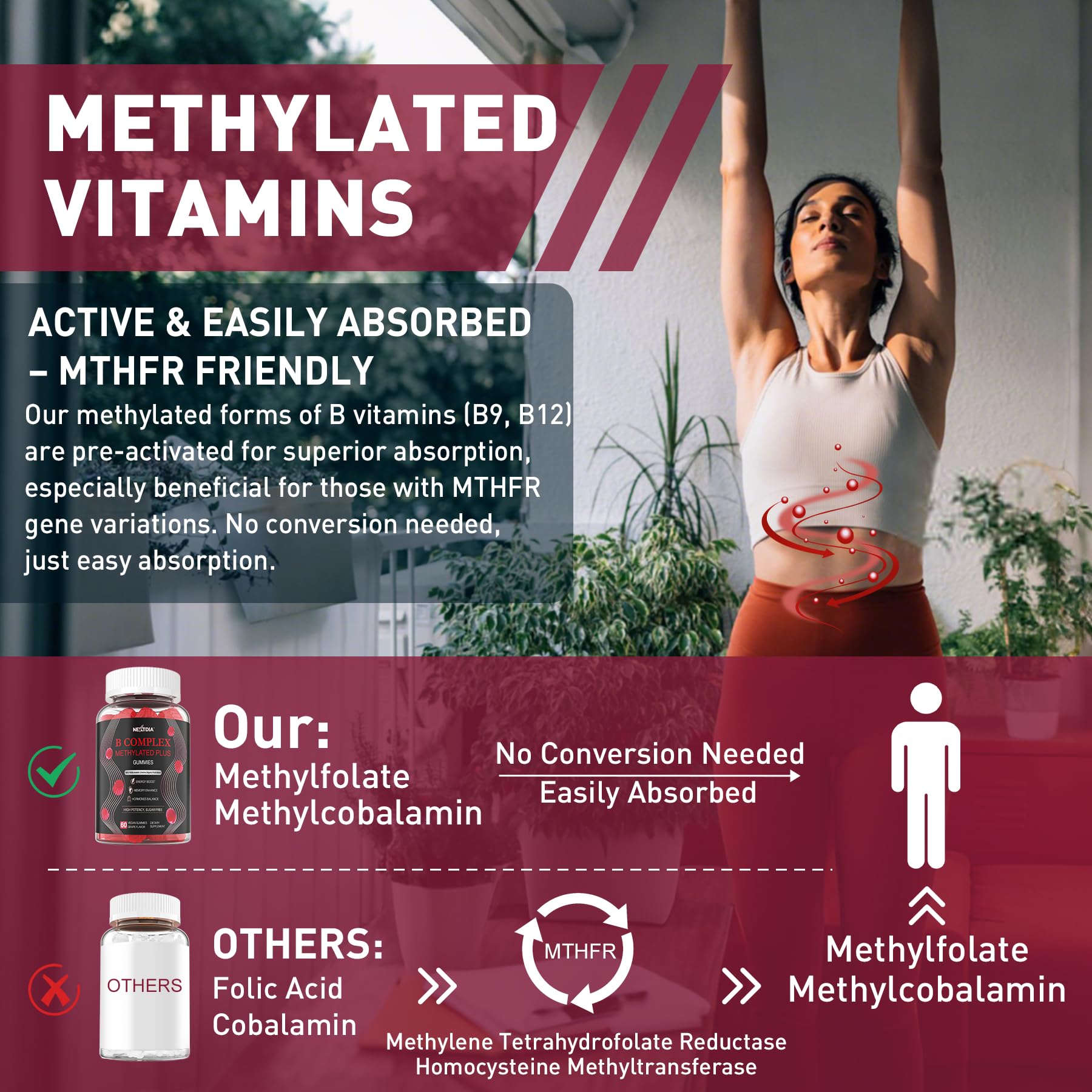 Foto 3 | Gomitas Supplement Nextdia Brain & Mood Support 120 Unidades - Venta Internacional.