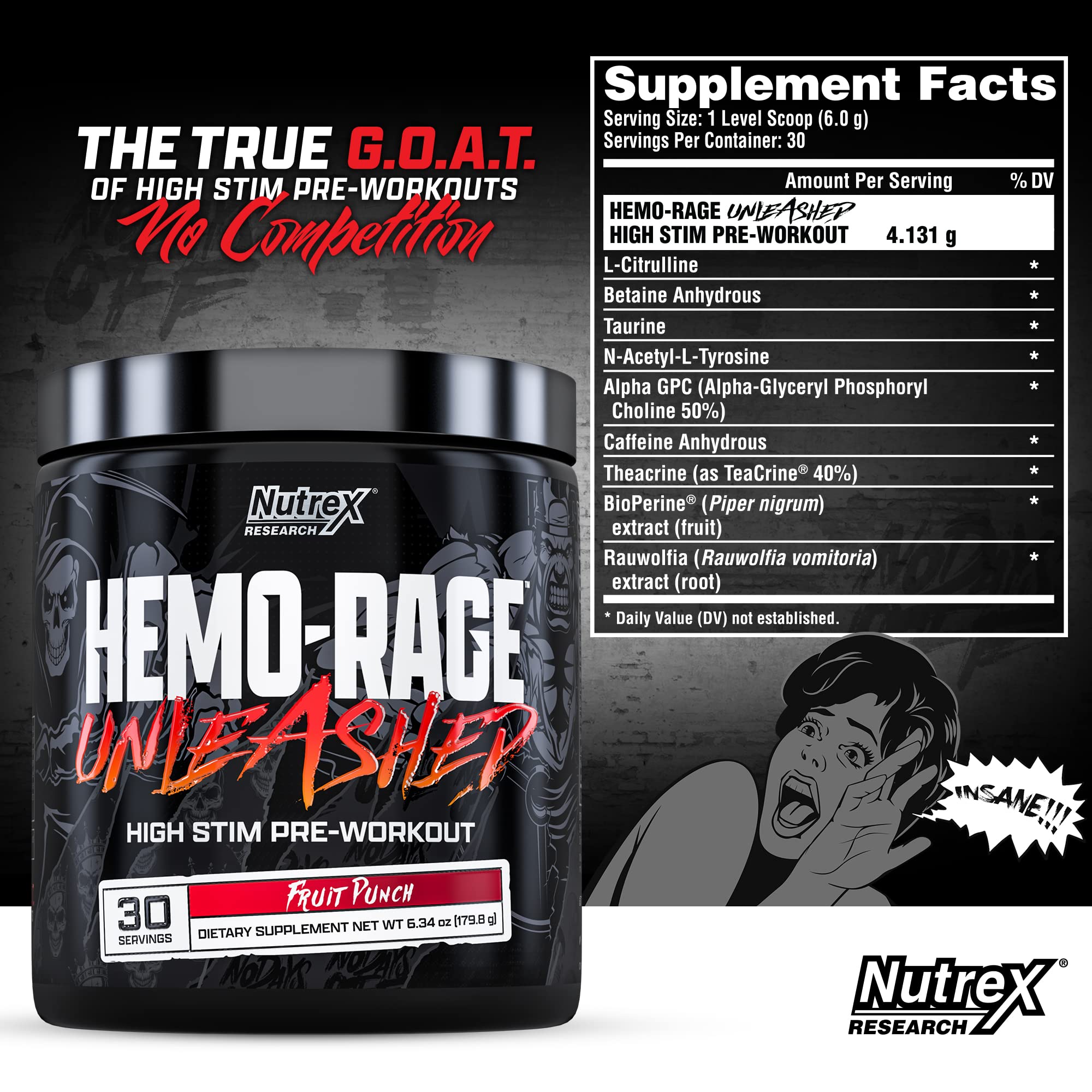 Foto 4 pulgar | Polvo Para Antes Del Entrenamiento Nutrex Research Hemo-rage Extreme - Venta Internacional.