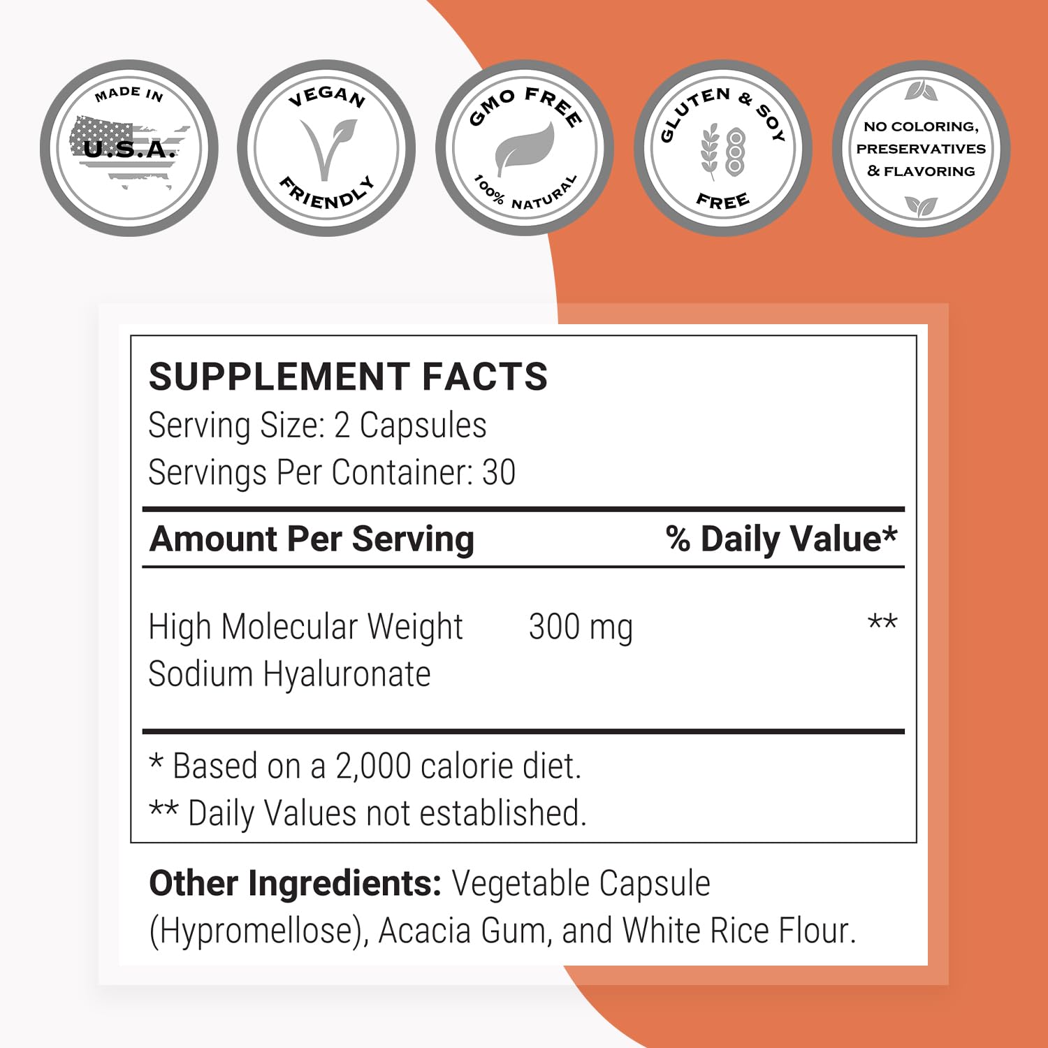 Foto 4 pulgar | Suplemento De Ácido Hialurónico Supersmart 300 Mg/día 60 Cápsulas - Venta Internacional.