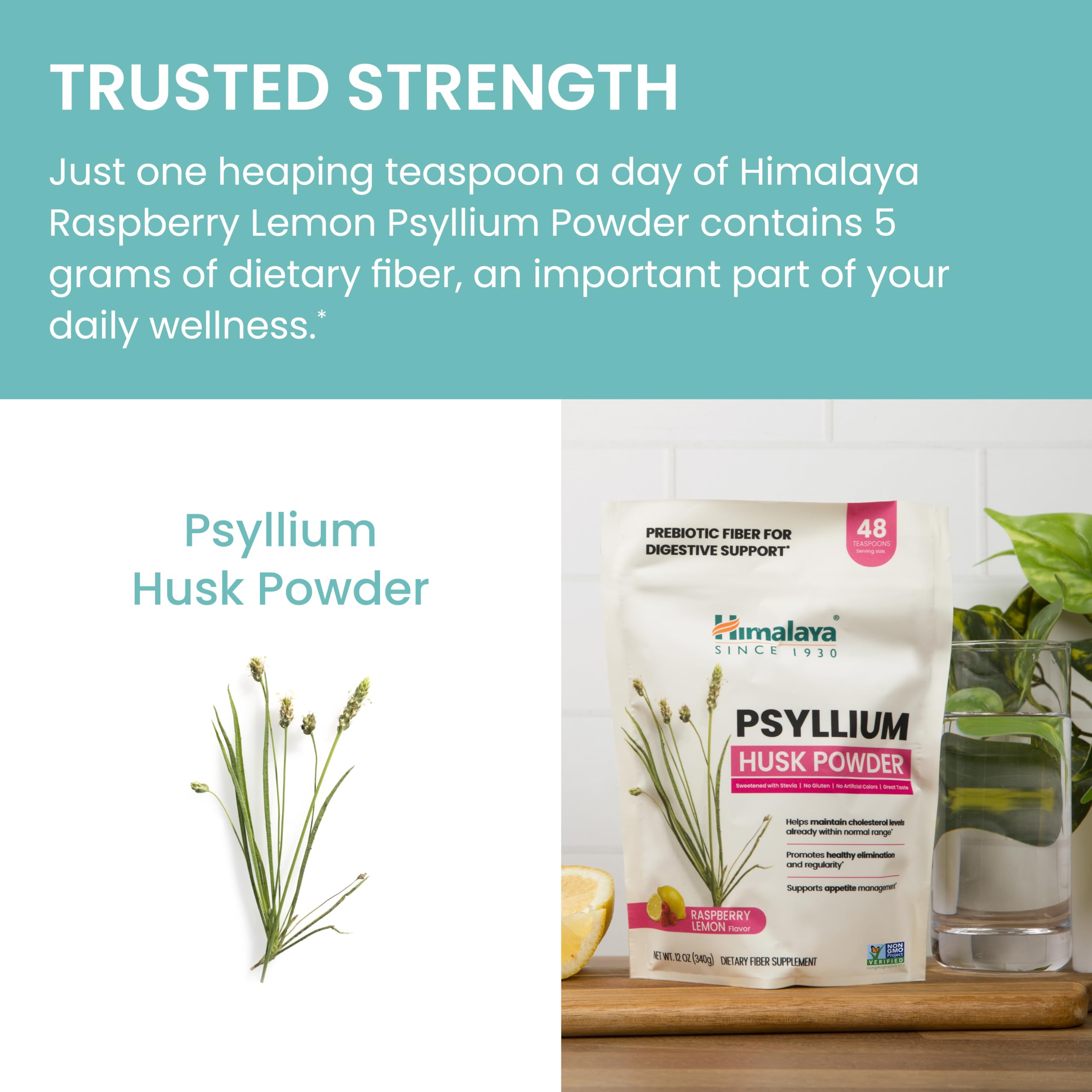 Foto 6 | Suplemento De Fibra Himalaya  Frambuesa  Limón Y Cáscara De Psyllium 340g - Venta Internacional.