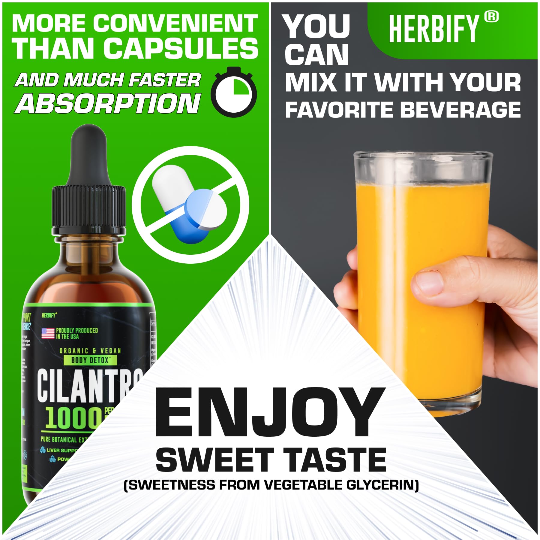 Foto 7 pulgar | Suplemento Herbify  Tintura De Cilantro  120 Ml  Antioxidantes Desintoxicantes - Venta Internacional.