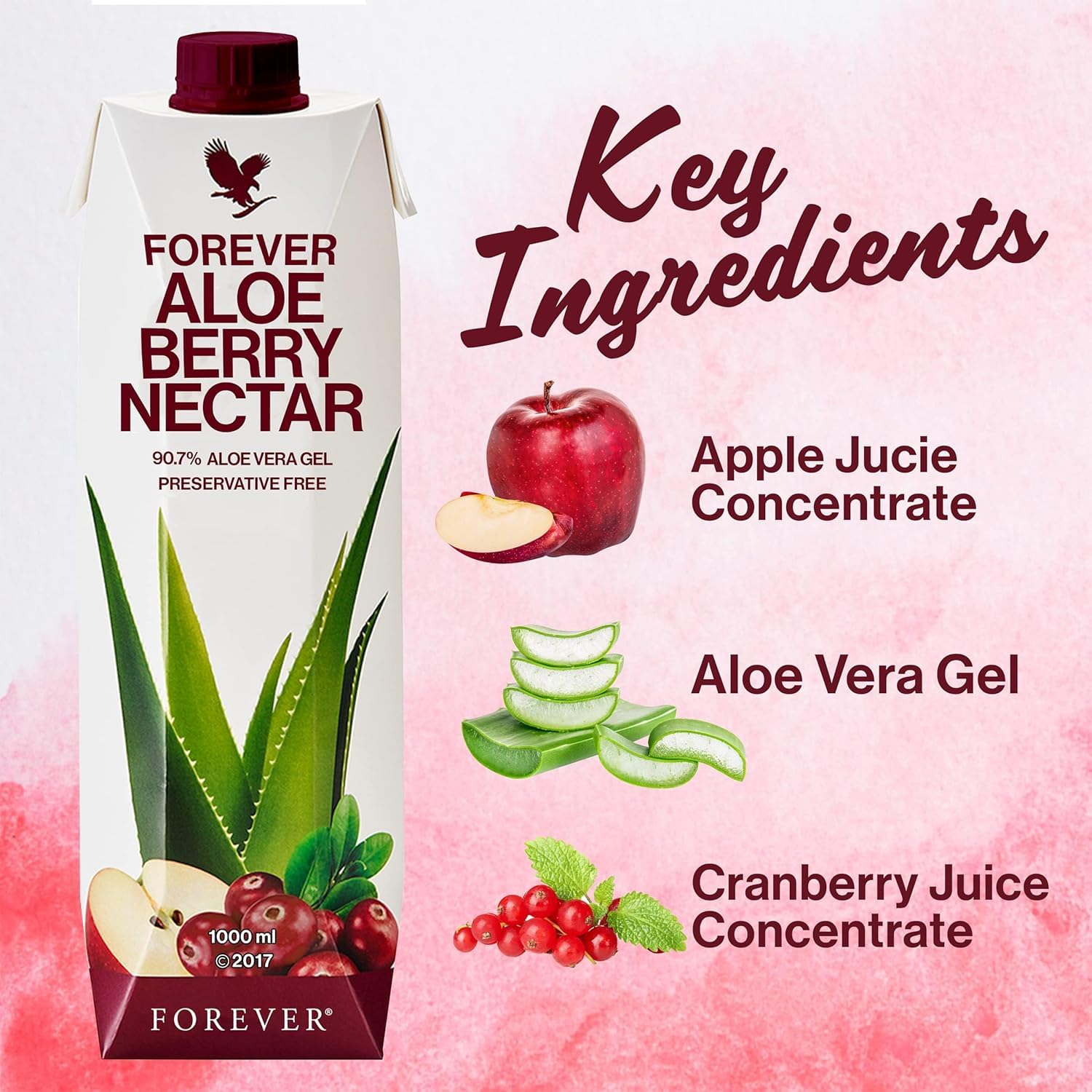 Foto 5 pulgar | Néctar De Aloe Y Bayas Beverage Forever Living  1 Litro  Con Arándanos - Venta Internacional.