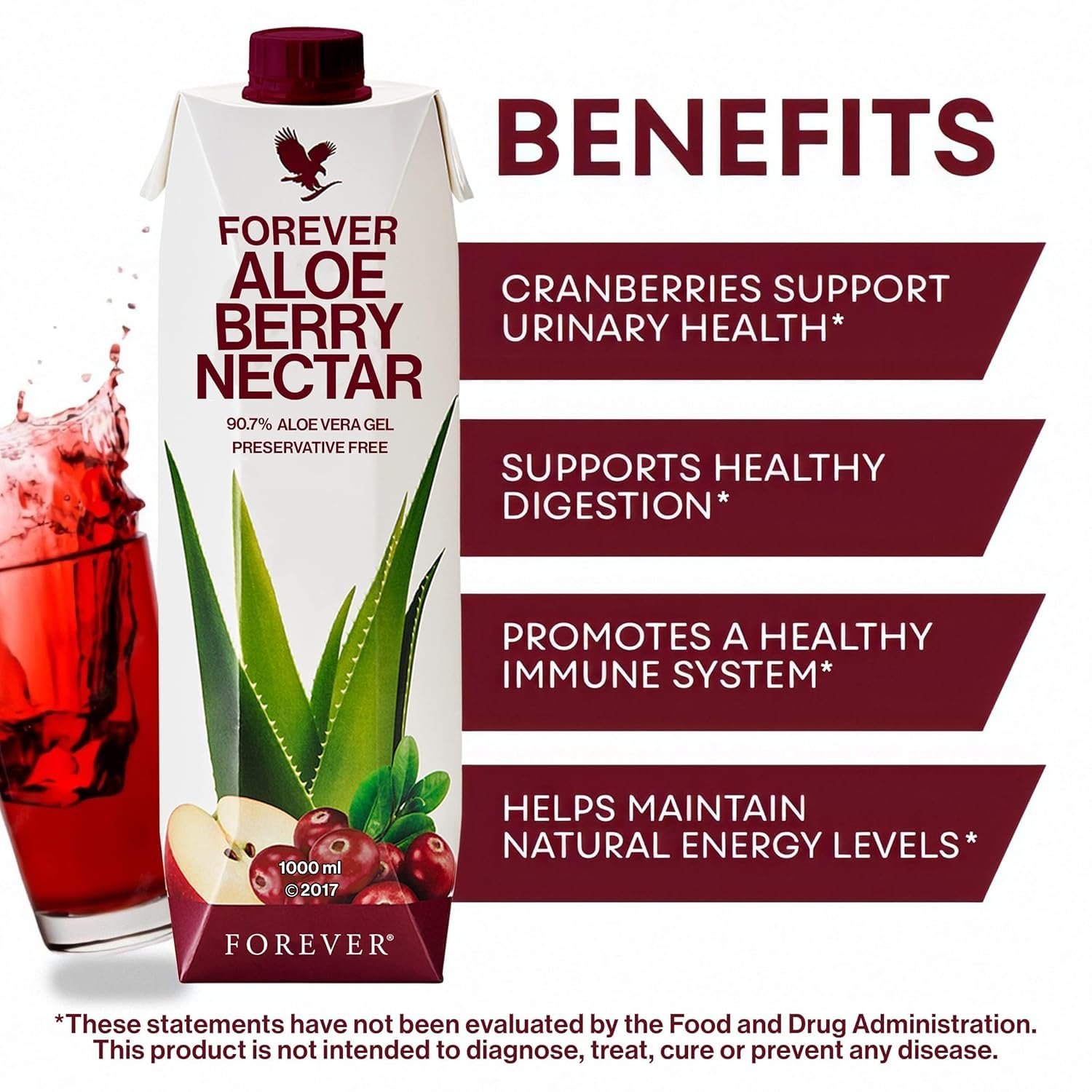 Foto 6 pulgar | Néctar De Aloe Y Bayas Beverage Forever Living  1 Litro  Con Arándanos - Venta Internacional.