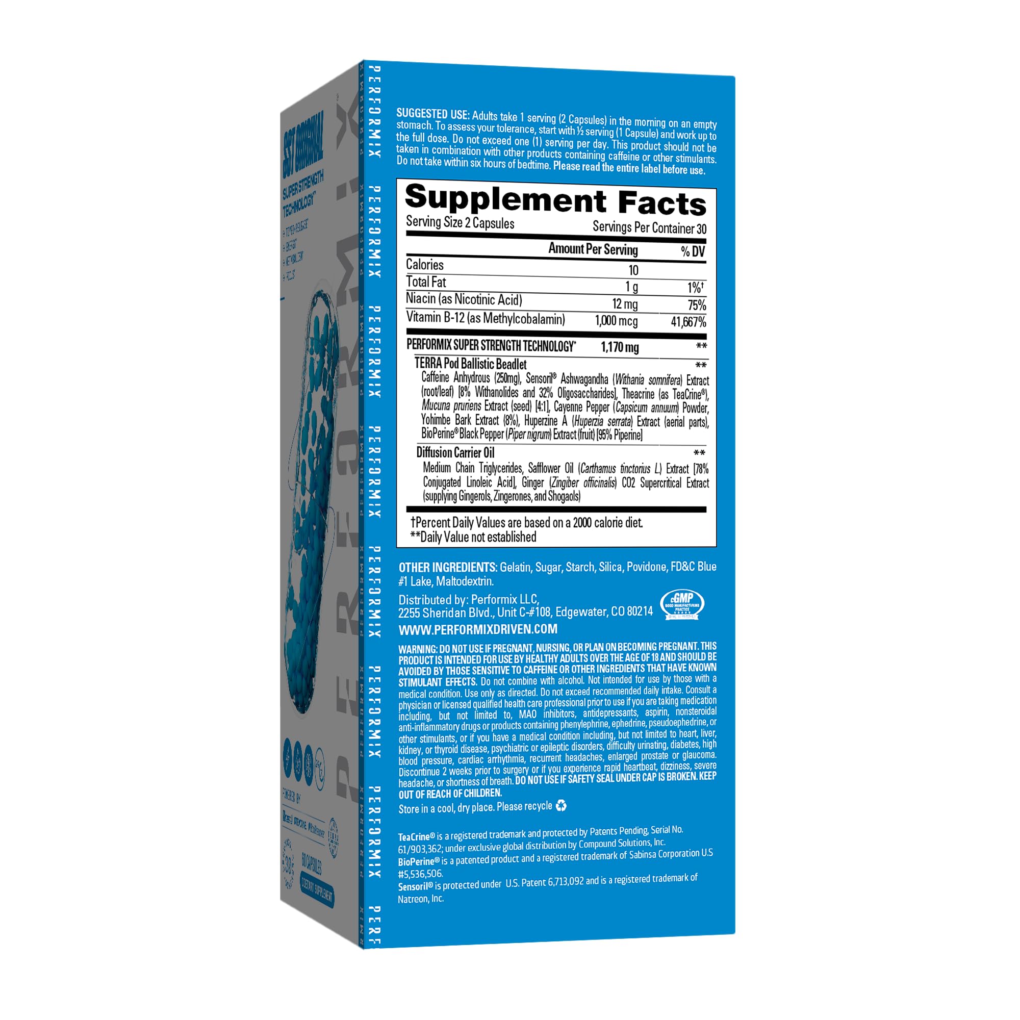 Foto 2 | Suplementos Energéticos Performix Sst Original 120 Cápsulas - Venta Internacional.