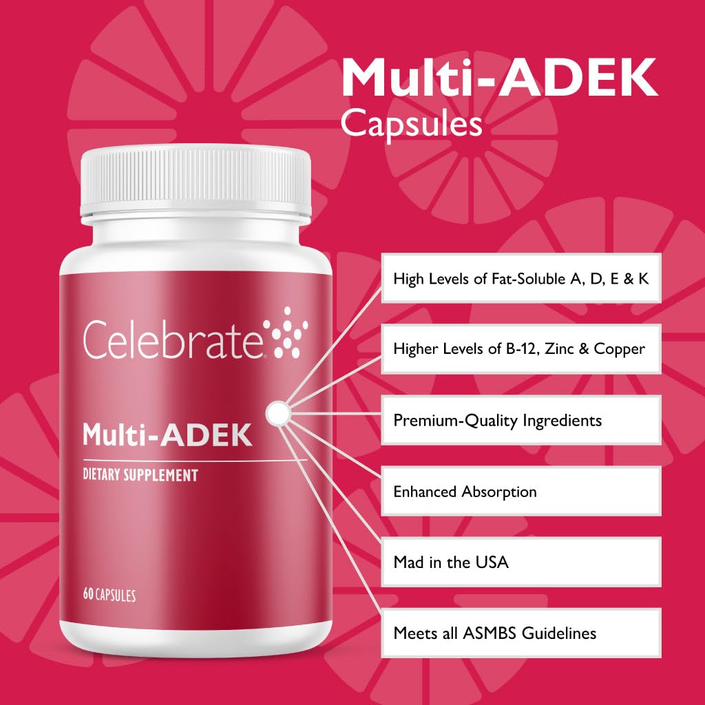 Foto 3 pulgar | Suplemento Celebrate Vitamins Multi Adek Sin Hierro 60 Cápsulas - Venta Internacional.