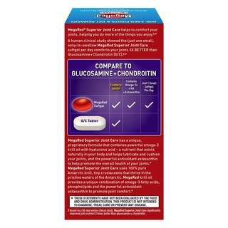 Foto 3 | Suplemento Megared Con Aceite De Krill Omega-3 Para El Cuidado De Las Articulaciones 60 Cápsulas Blandas - Ven