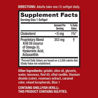 Foto 6 | Suplemento Megared Con Aceite De Krill Omega-3 Para El Cuidado De Las Articulaciones 60 Cápsulas Blandas - Ven