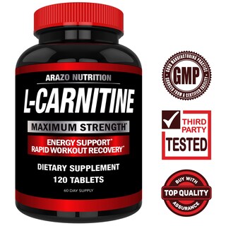Foto 2 | Suplemento De L-carnitina De Arazo Nutrition 1000 Mg Con Calcio - Venta Internacional.