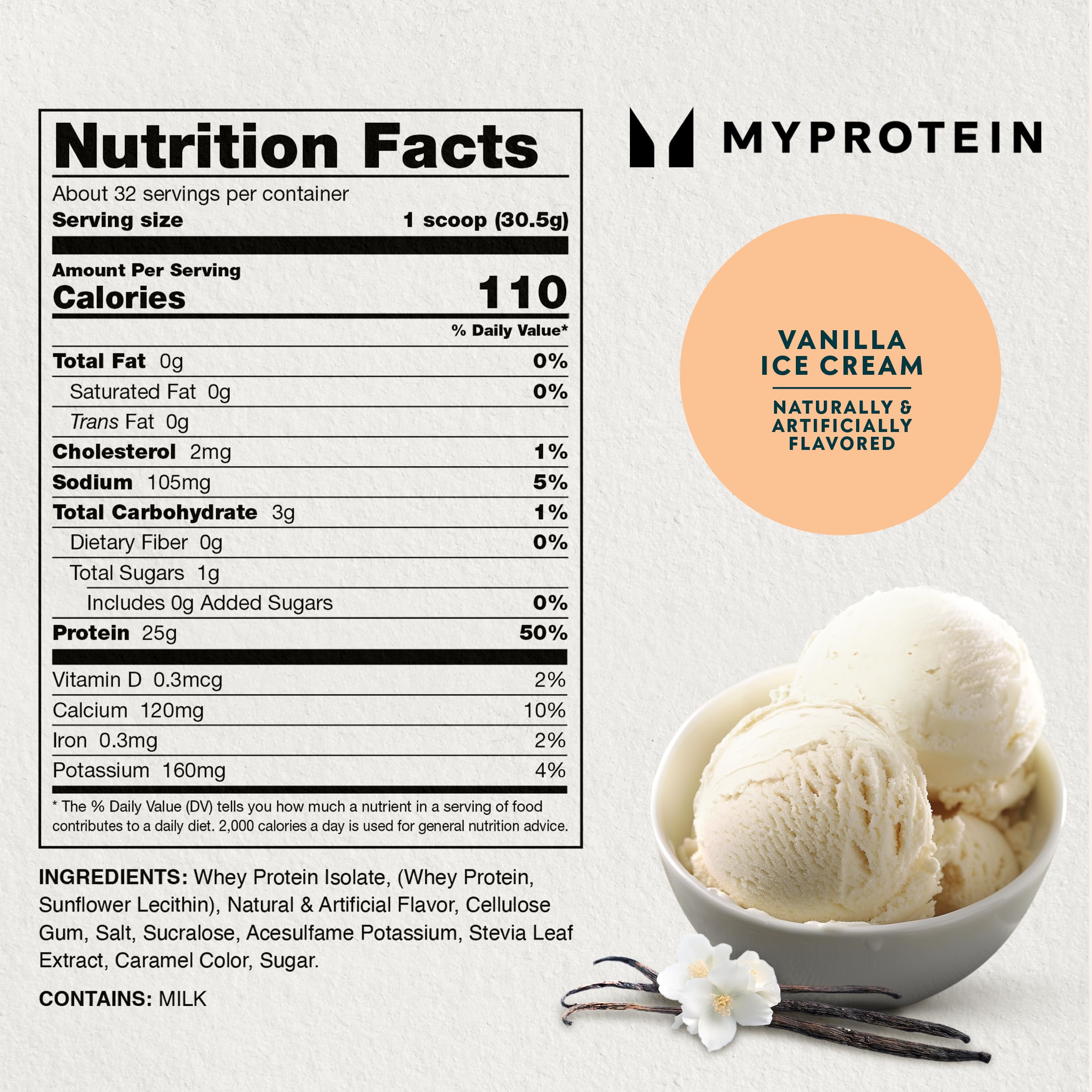 Foto 8 pulgar | Proteína En Polvo Myprotein Impact Whey Isolate 2 5 Kg De Vainilla - Venta Internacional.