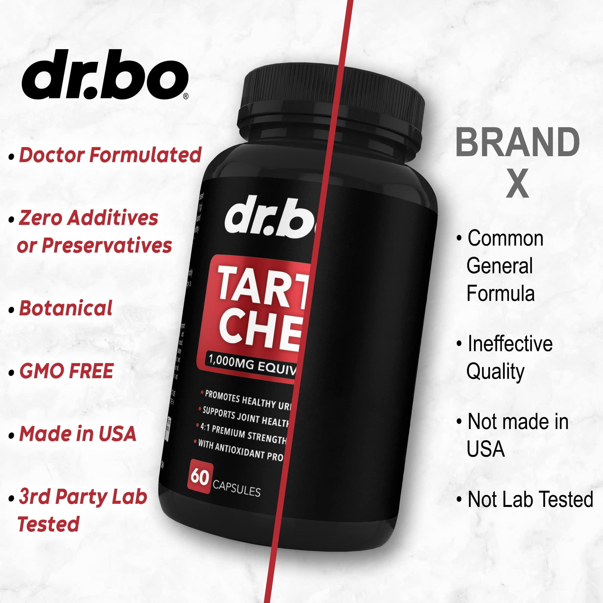 Foto 7 pulgar | Suplemento Dr. Bo Tart Cherry Extract Cápsulas 1000 Mg - Venta Internacional.
