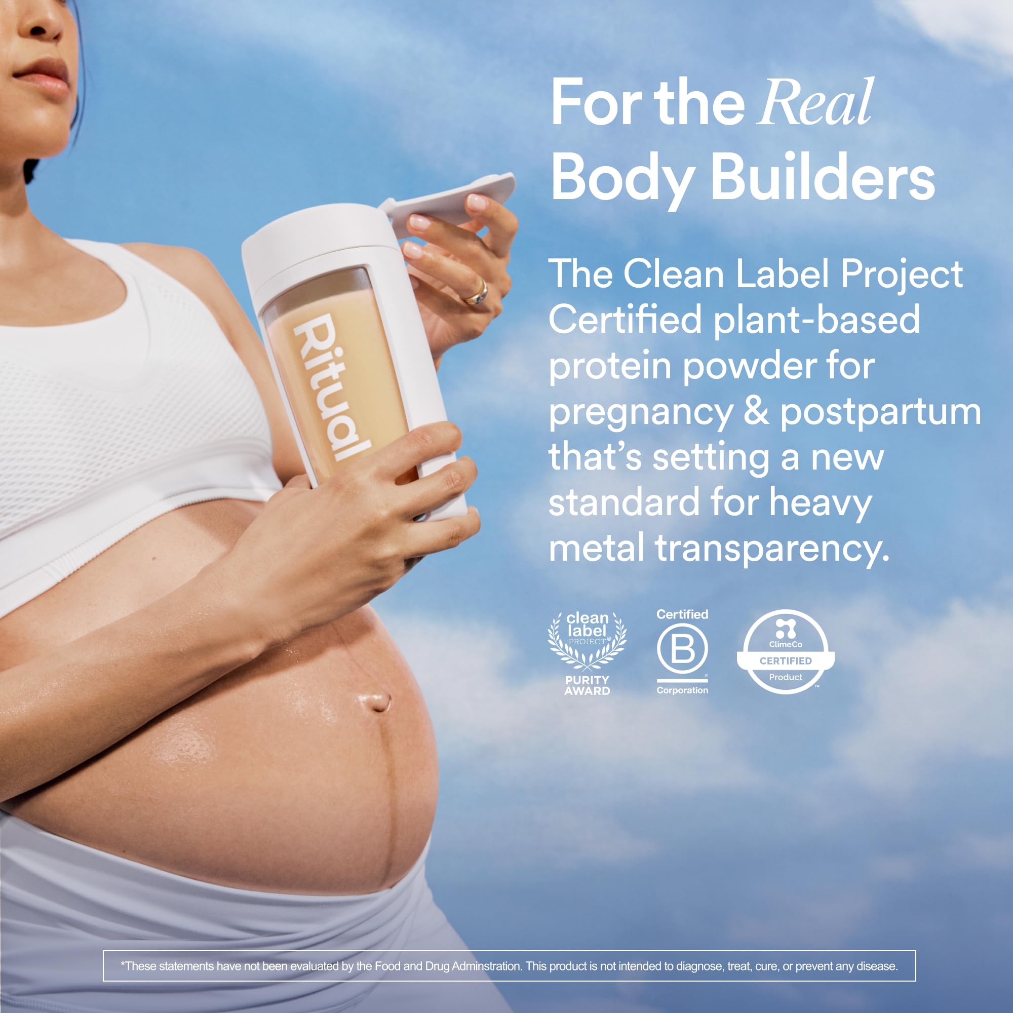 Foto 2 | Suplemento Ritual Prenatal  Proteína Vegetal Vegana  454 G  Vainilla - Venta Internacional.