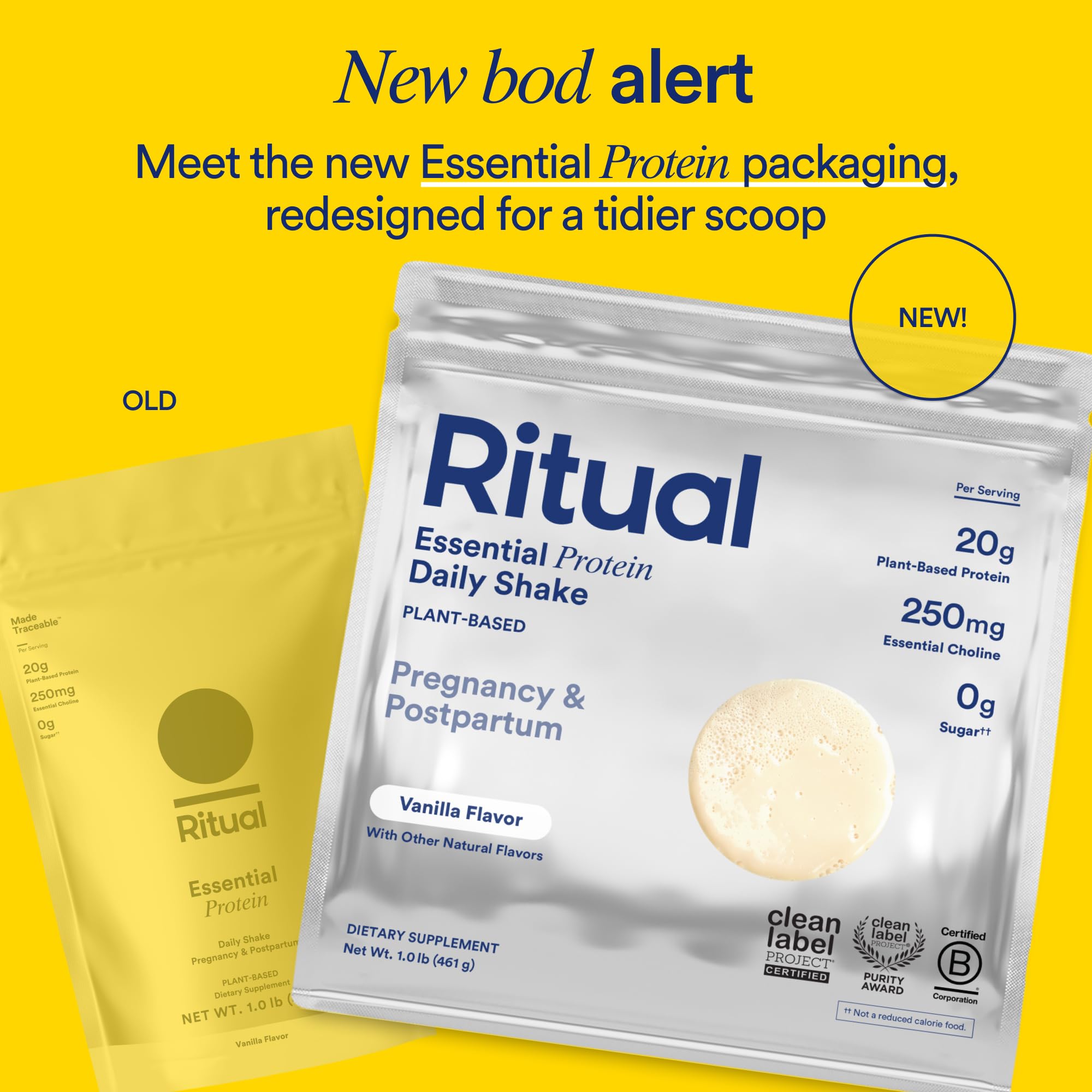Foto 7 pulgar | Suplemento Ritual Prenatal  Proteína Vegetal Vegana  454 G  Vainilla - Venta Internacional.