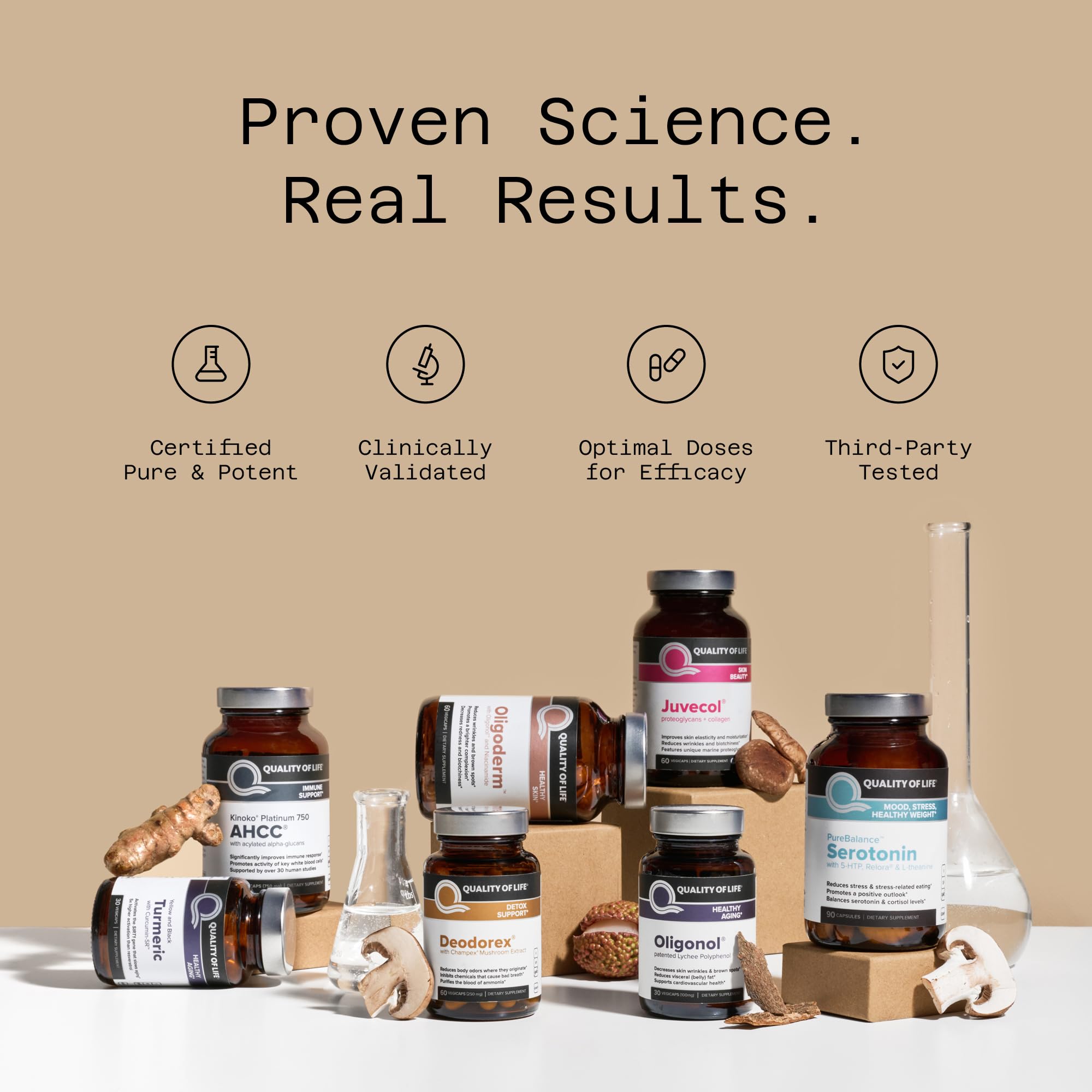 Foto 4 | Suplemento Quality Of Life Pure Balance Serotonin 60 Cápsulas - Venta Internacional.