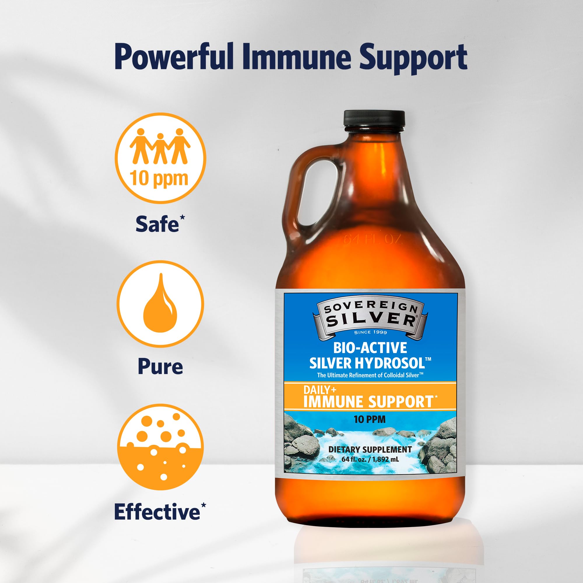 Foto 3 | Suplemento Sovereign Silver Immune Support 1 892 L 10 Ppm - Venta Internacional.