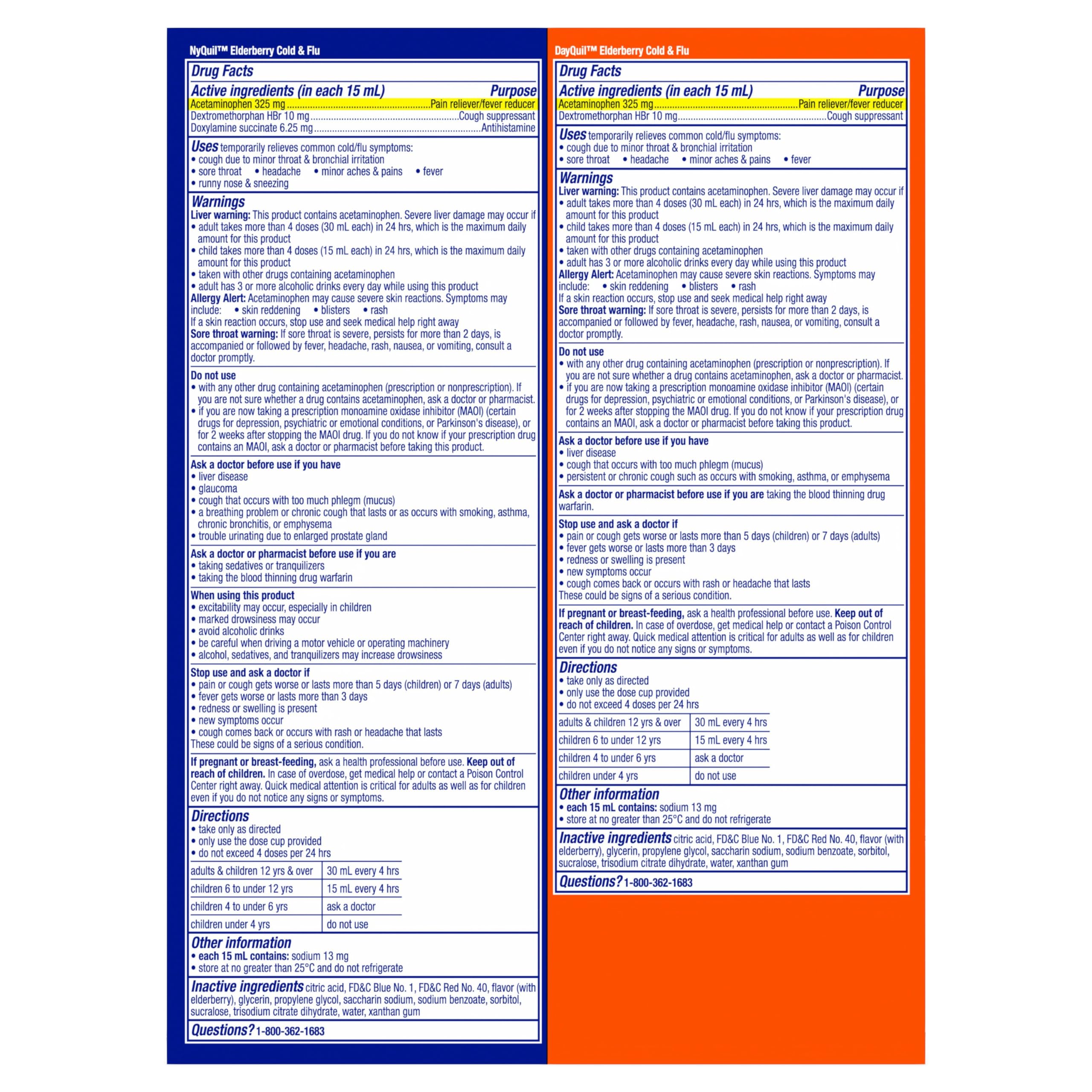Foto 3 pulgar | Medicamento Líquido Para El Resfriado Y La Gripe Vicks Dayquil Y Nyquil 720 Ml - Venta Internacional.