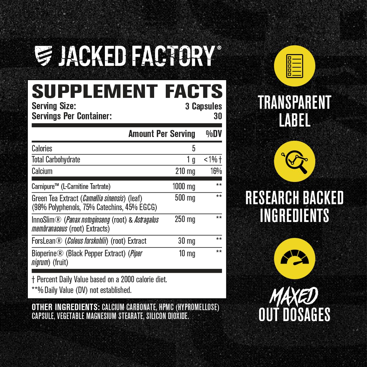 Foto 6 | Suplemento Jacked Factory Lean-xt Max Fat Burner 90 Cápsulas - Venta Internacional.