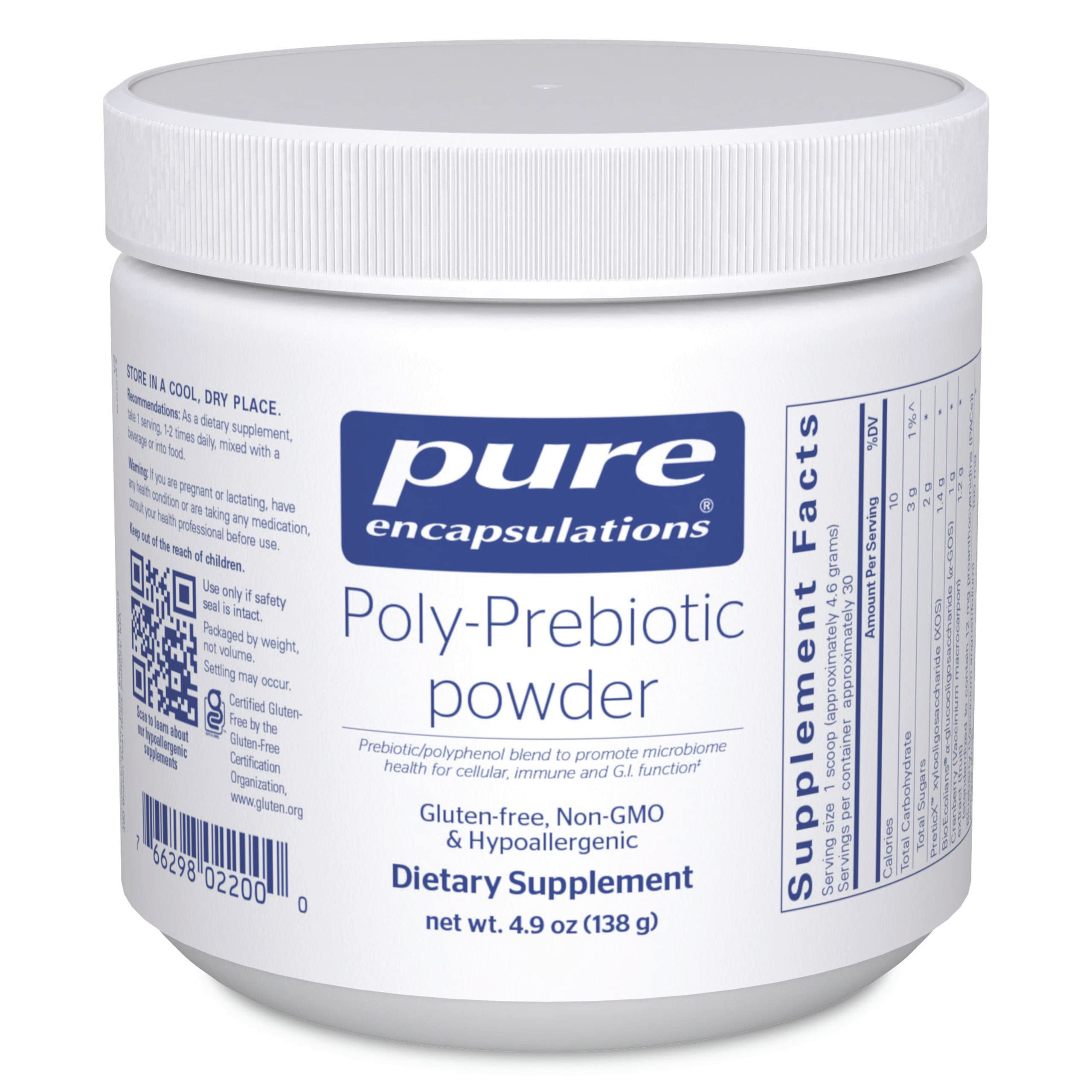 Foto 2 pulgar | Polvo Poliprebiótico Supplement Pure Encapsulations 145 Ml - Venta Internacional.