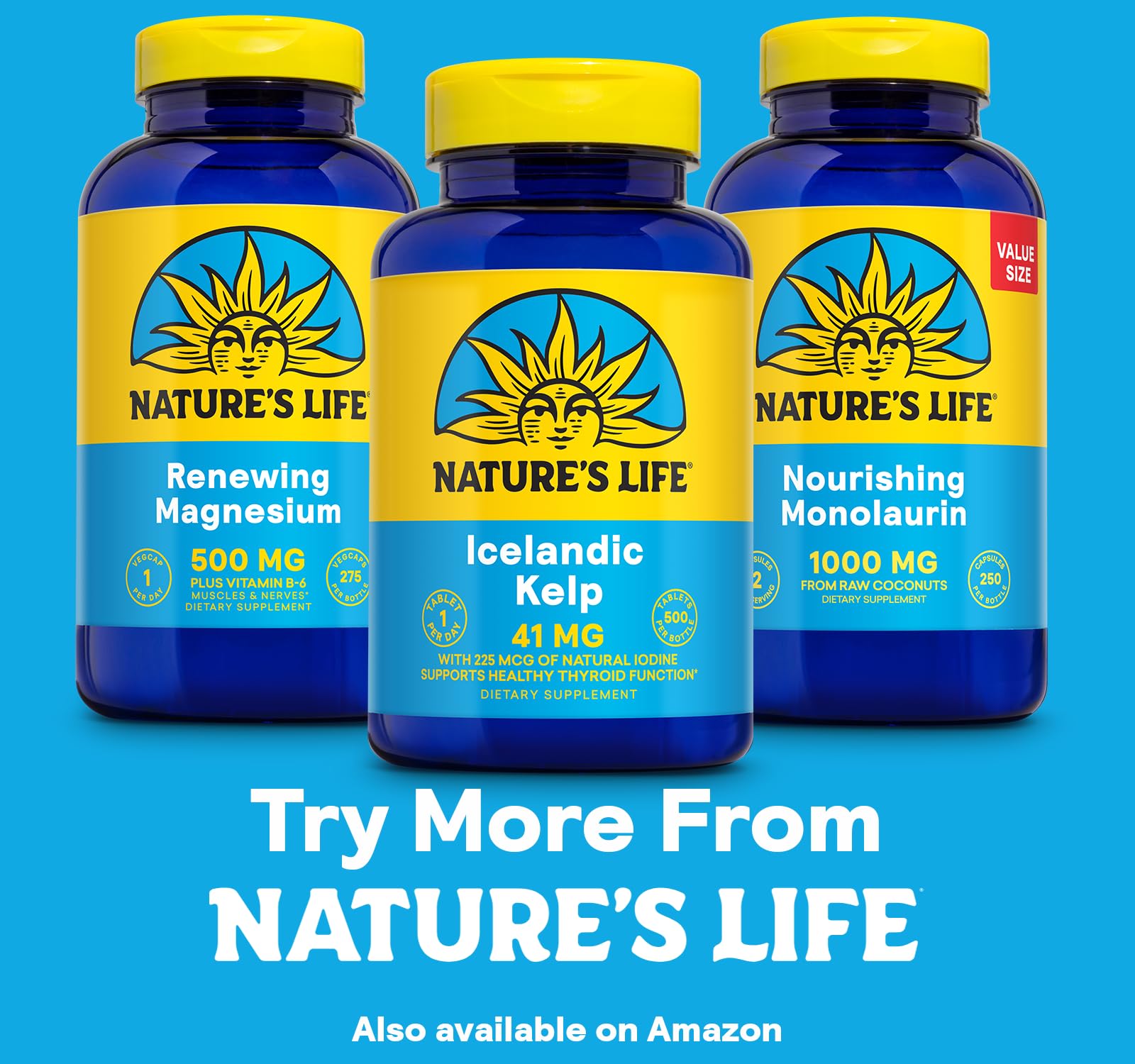 Foto 7 pulgar | Complemente Las Tabletas De 41 Mg De Algas Marinas Islandesas De Nature's Life - Venta Internacional.