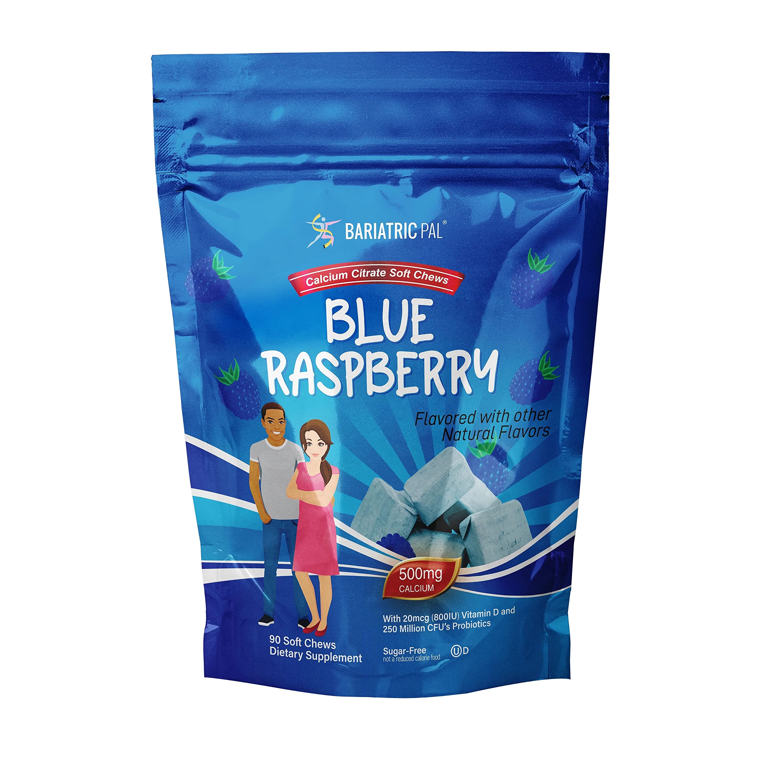 Foto 1 | Masticables Blandos Con Citrato De Calcio Bariatricpal 500 Mg Con Probióticos - Venta Internacional.