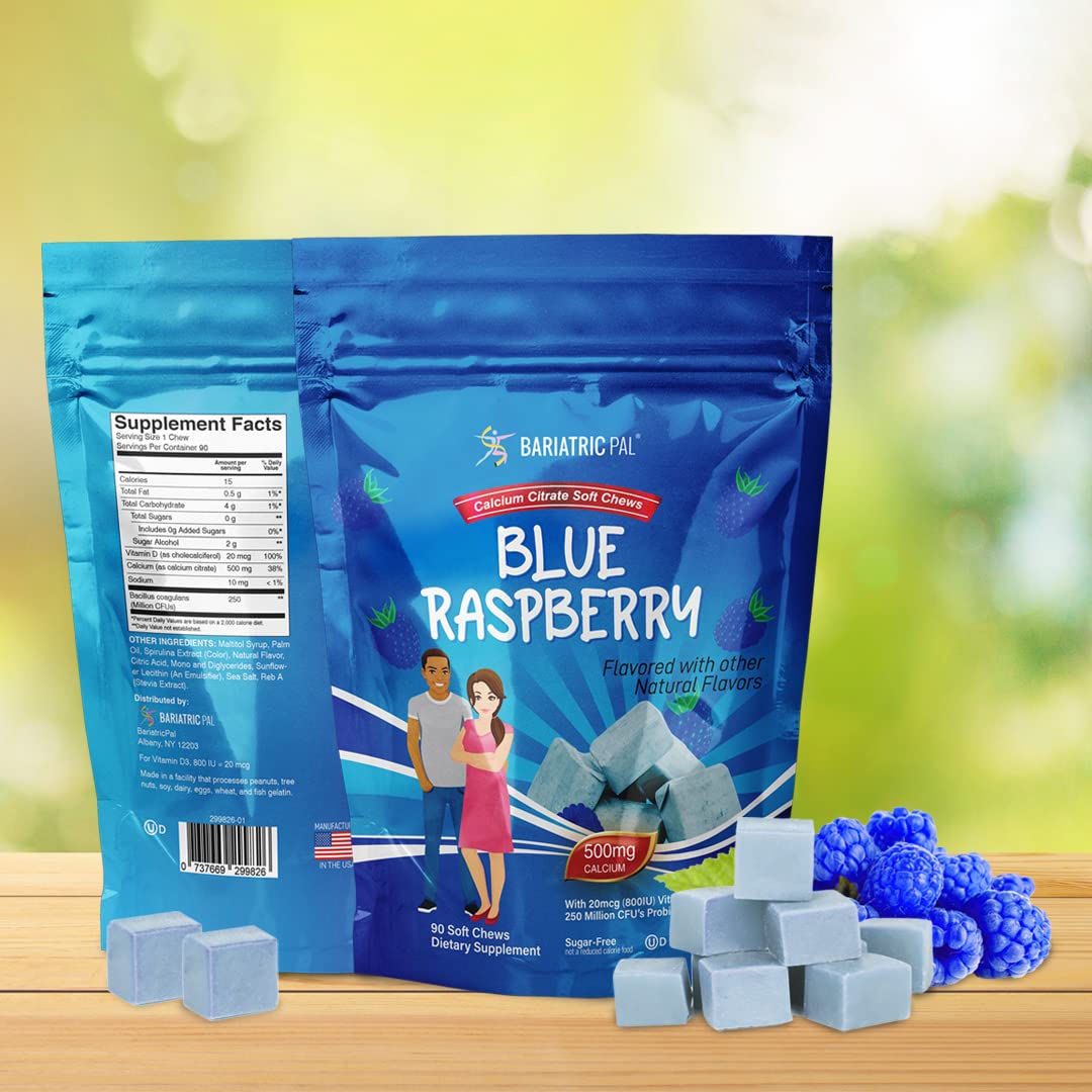 Foto 5 pulgar | Masticables Blandos Con Citrato De Calcio Bariatricpal 500 Mg Con Probióticos - Venta Internacional.