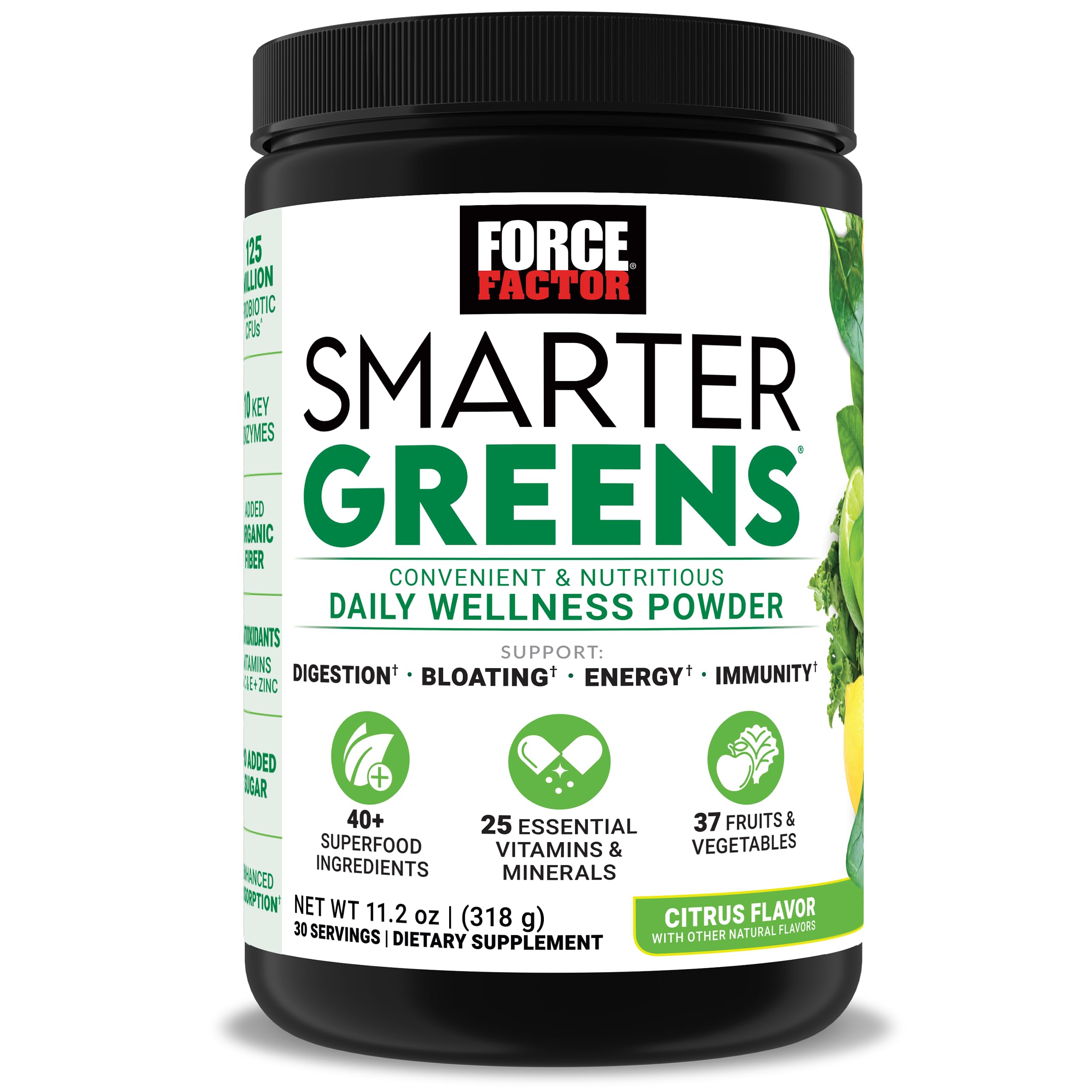 Foto 2 pulgar | Polvo Wellness Force Factor Smarter Greens  30 Porciones - Venta Internacional.