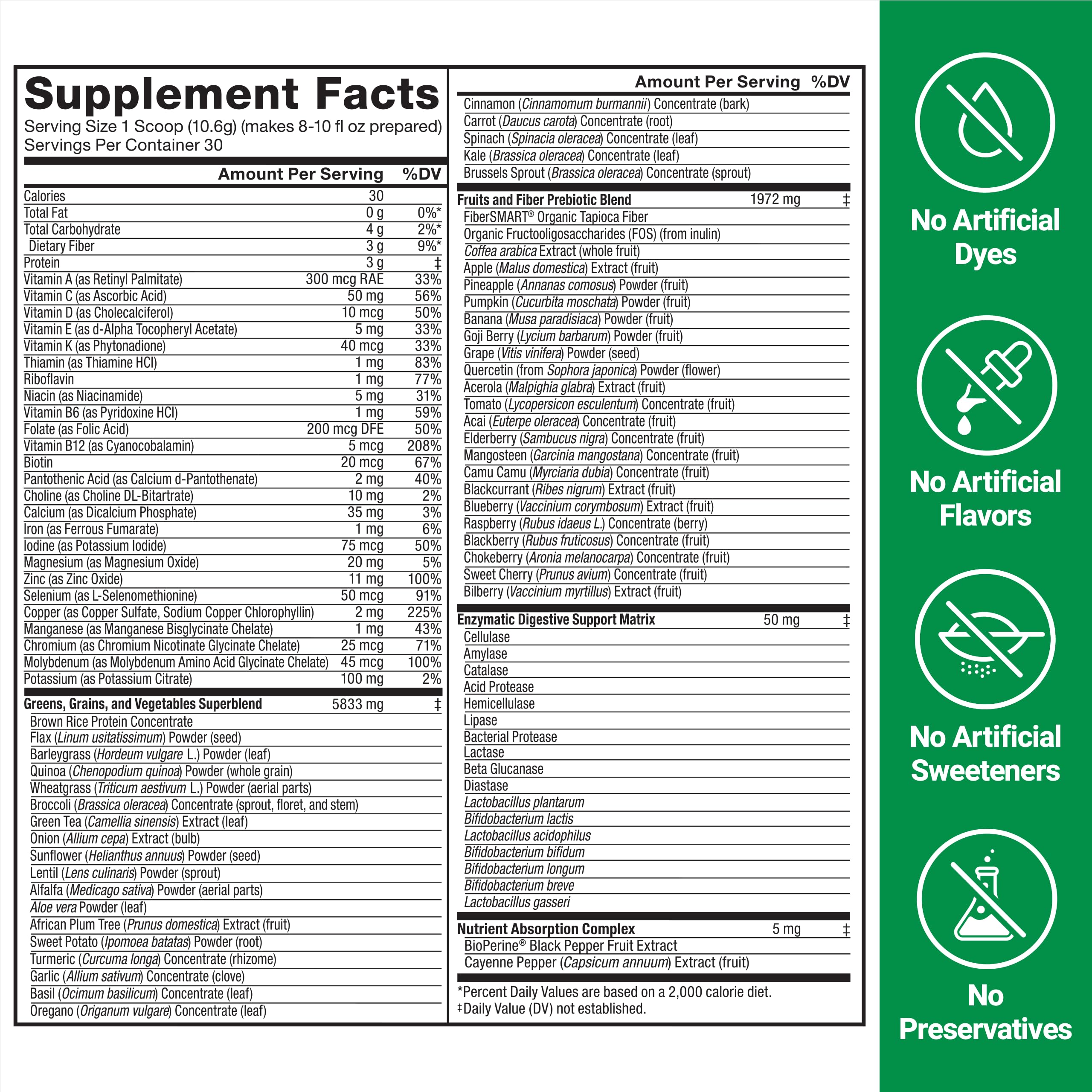Foto 5 pulgar | Polvo Wellness Force Factor Smarter Greens  30 Porciones - Venta Internacional.