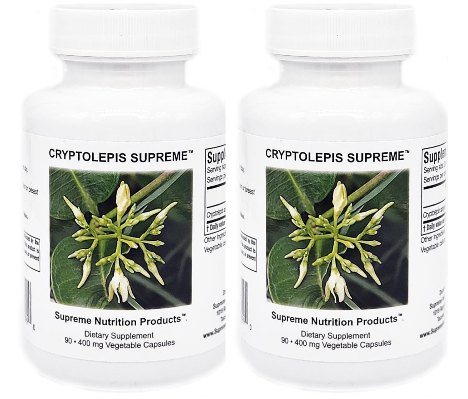 Foto 2 pulgar | Supreme Nutrition Cryptolepis Supreme 90 Cápsulas X 2 - Venta Internacional.