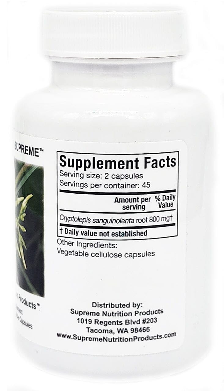 Foto 2 | Supreme Nutrition Cryptolepis Supreme 90 Cápsulas X 2 - Venta Internacional.