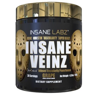 Foto 1 | Suplemento De Óxido Nítrico Insane Labz Insane Veinz Gold 30 Porciones - Venta Internacional.