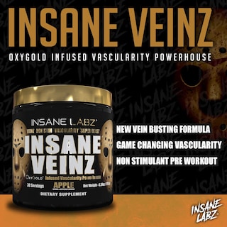 Foto 4 | Suplemento De Óxido Nítrico Insane Labz Insane Veinz Gold 30 Porciones - Venta Internacional.