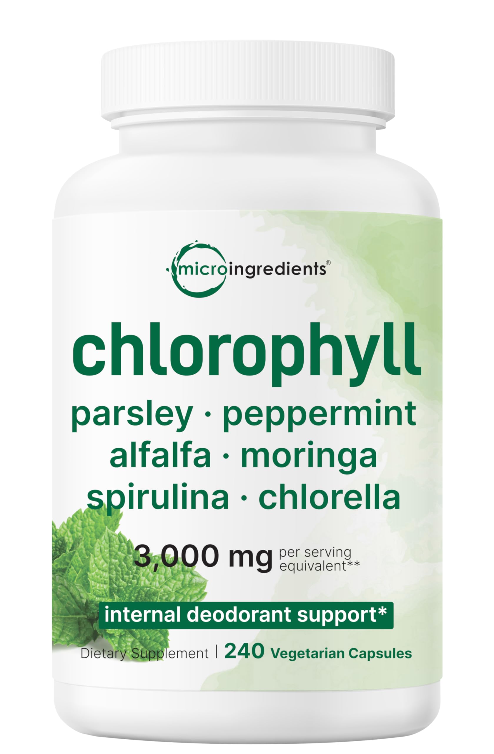 Foto 2 pulgar | Suplemento Con Microingredientes: Clorofila  3000 Mg  240 Cápsulas - Venta Internacional.
