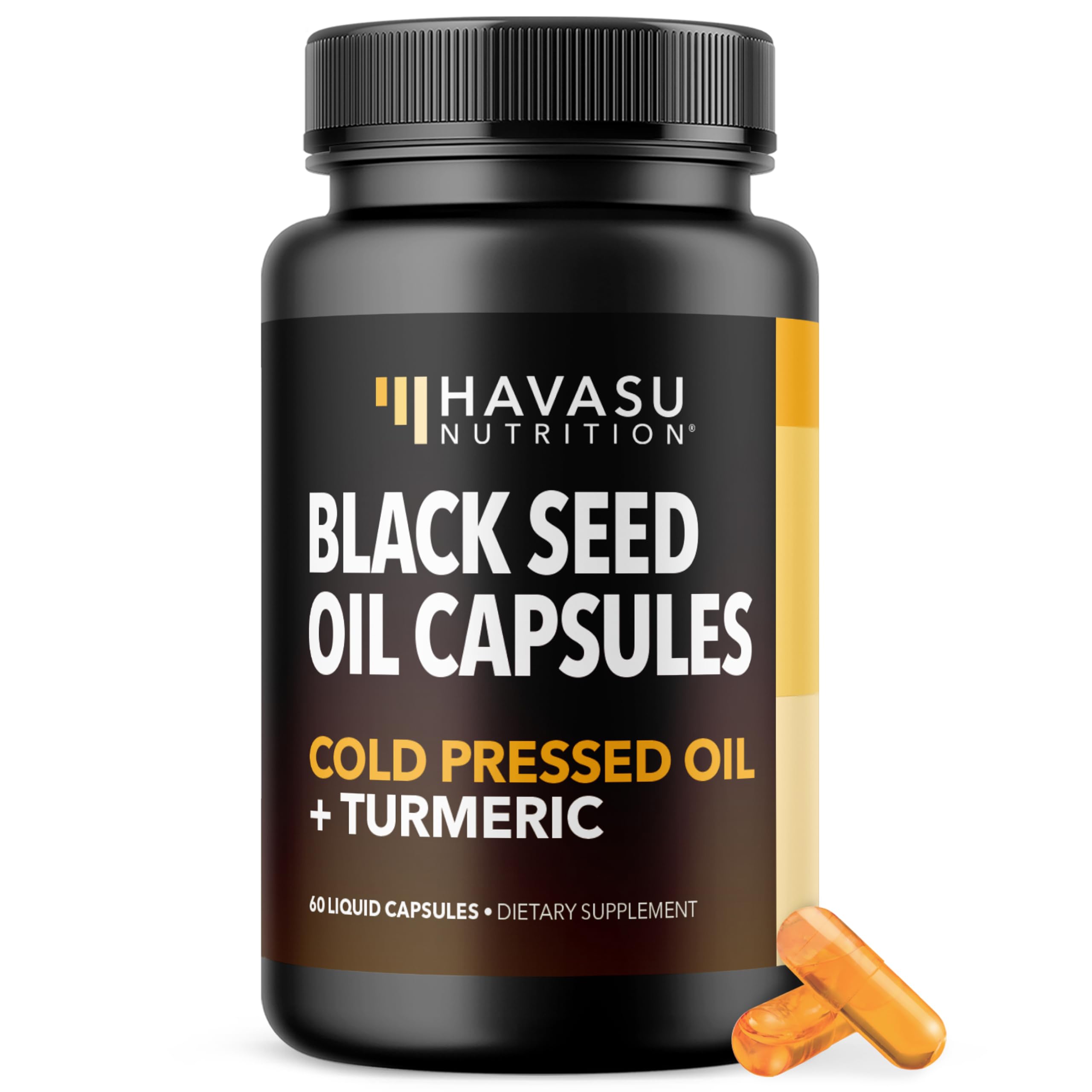 Foto 2 pulgar | Suplemento De Aceite De Semillas Negras De Havasu Nutrition Con Cúrcuma  60 Cápsulas - Venta Internacional.